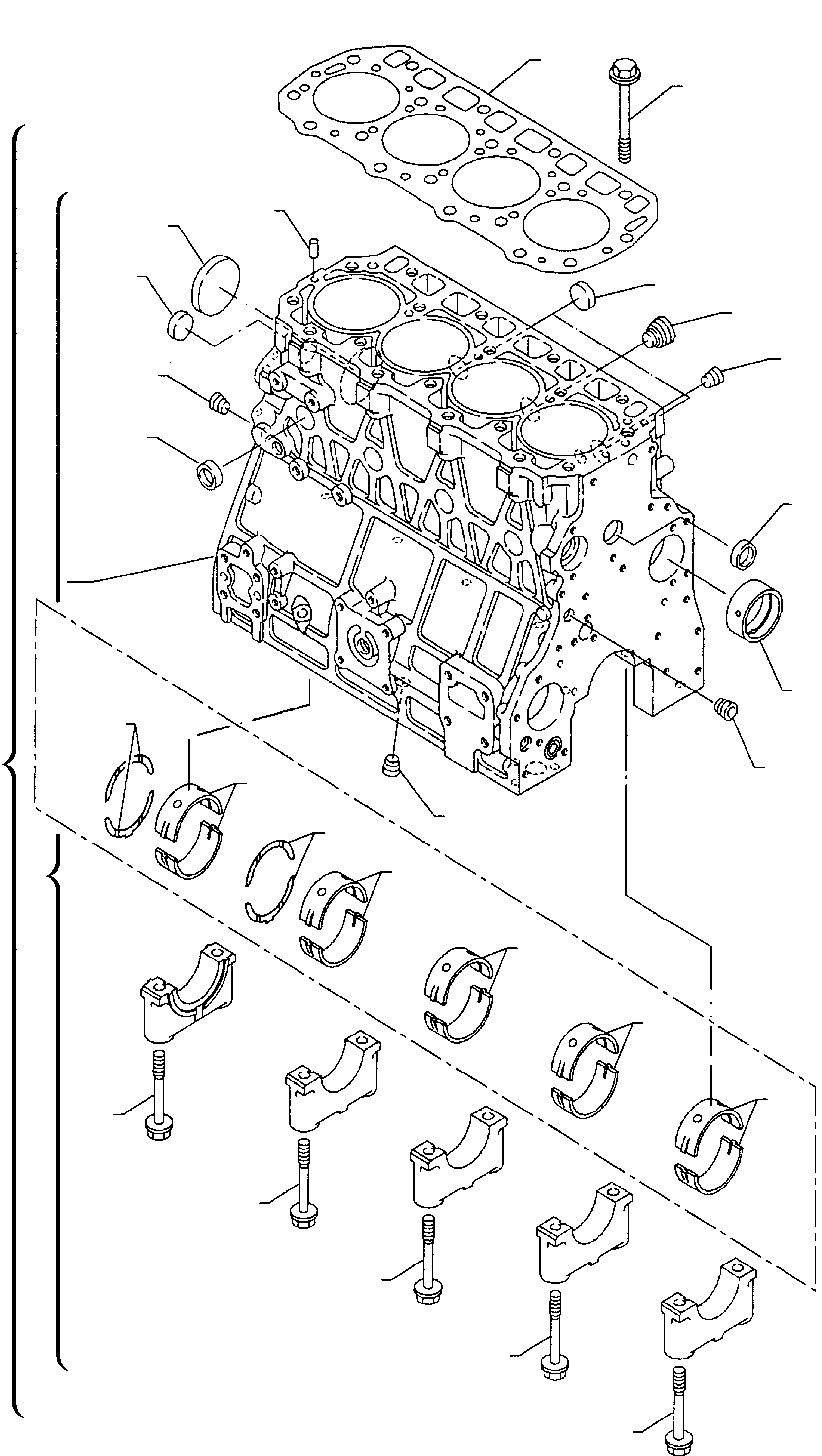 Втулка YM123900-02410 KOMATSU
