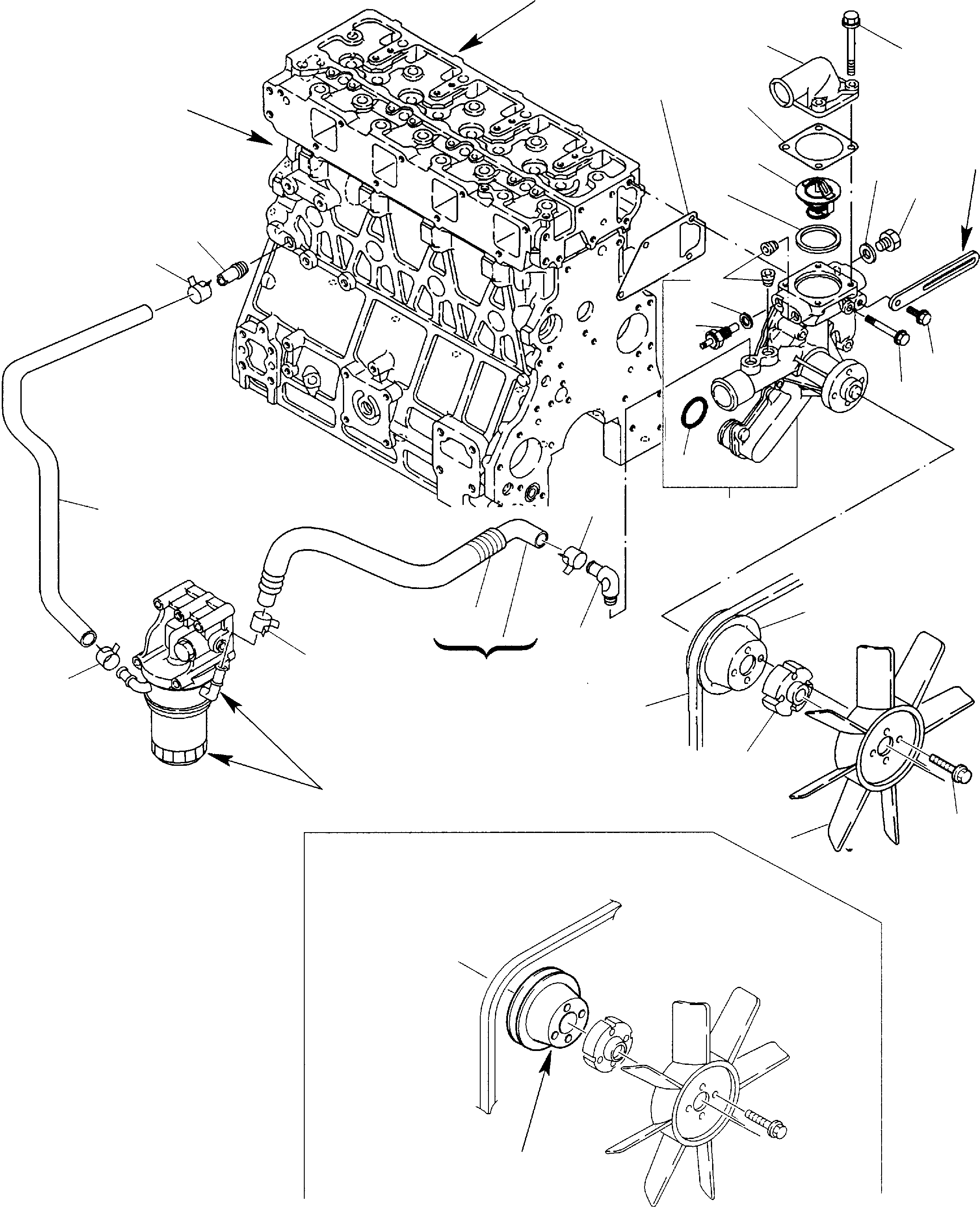 Насос YM123900-42100 KOMATSU