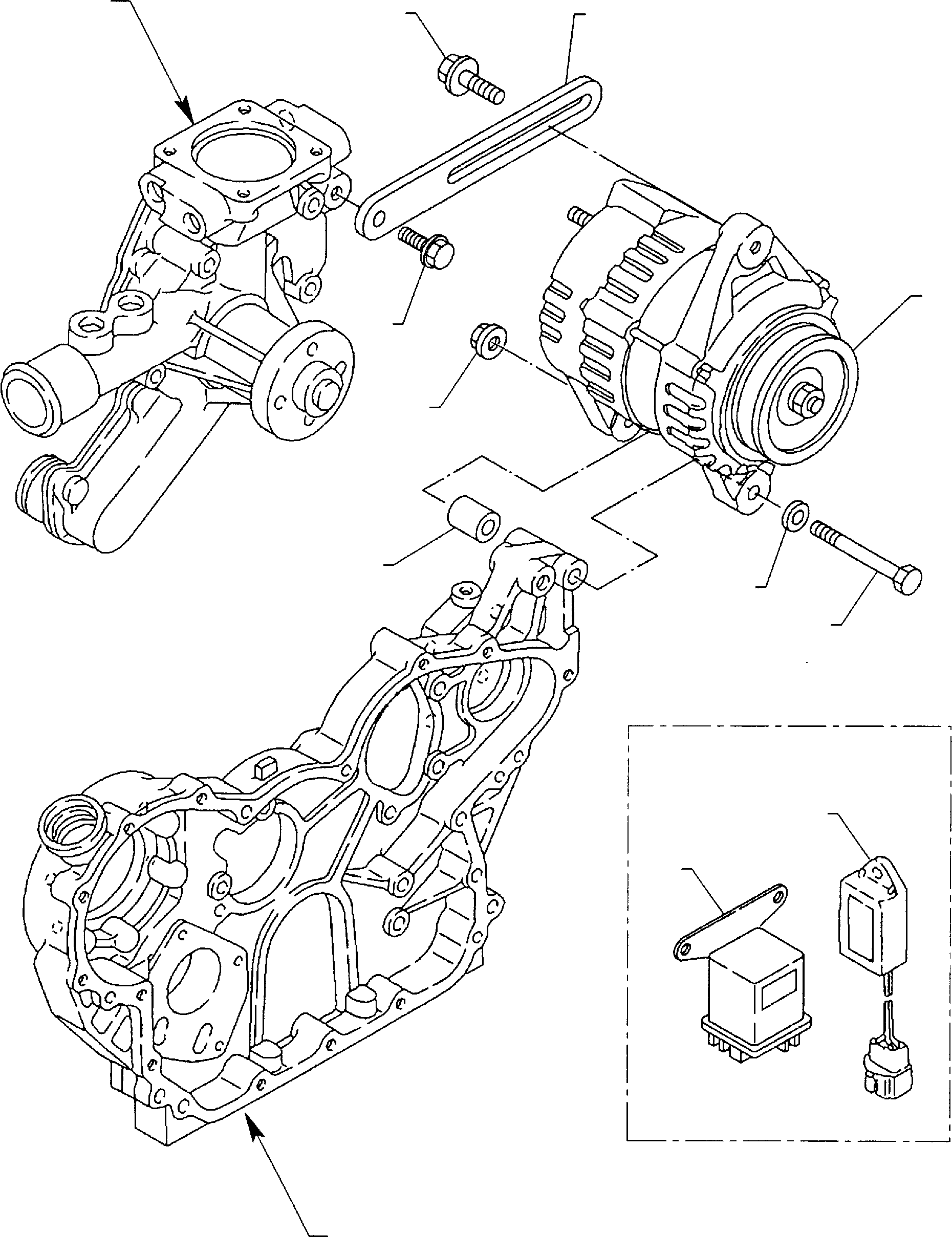 FUEL LEVER 3F0534057 KOMATSU