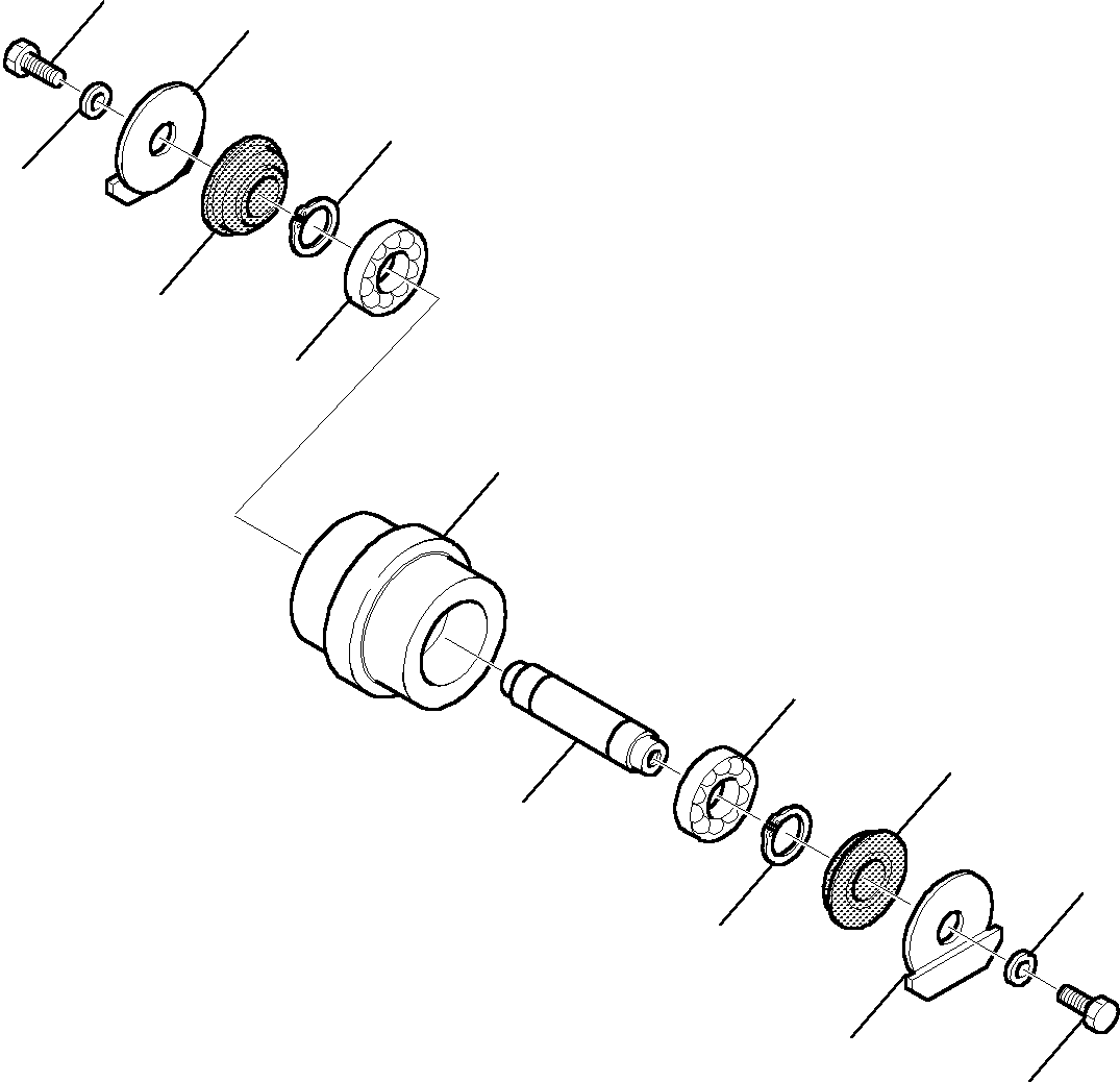 TRACK ROLLER, ASSY. 3F0528050 KOMATSU