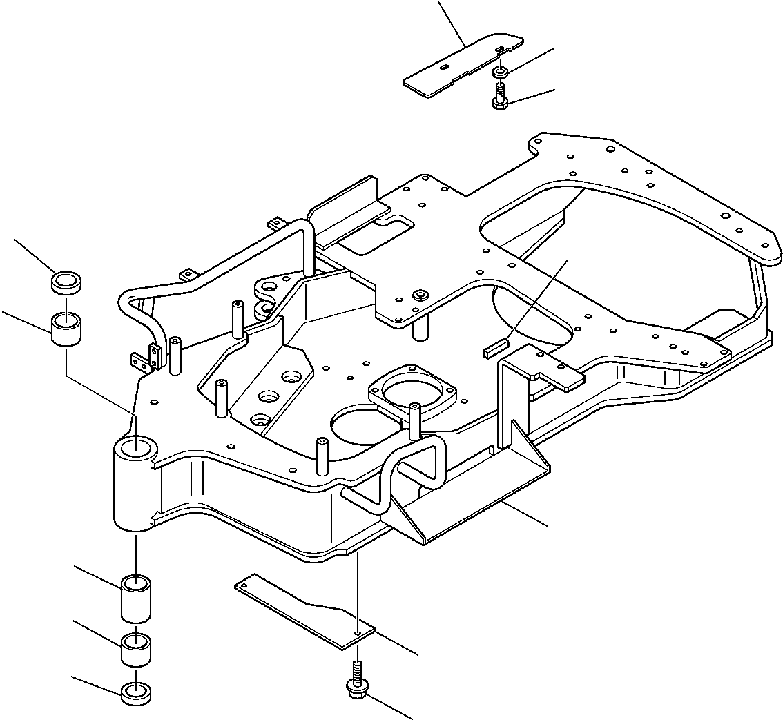 Пластина 3F0535735 KOMATSU
