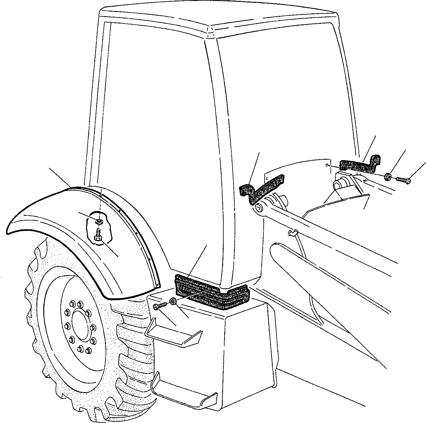 RIGHT SPLASH-BOARD (CABIN) 312605604 KOMATSU