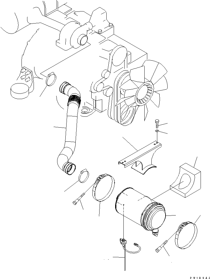 AIR CLEANER 6738-81-7300 KOMATSU