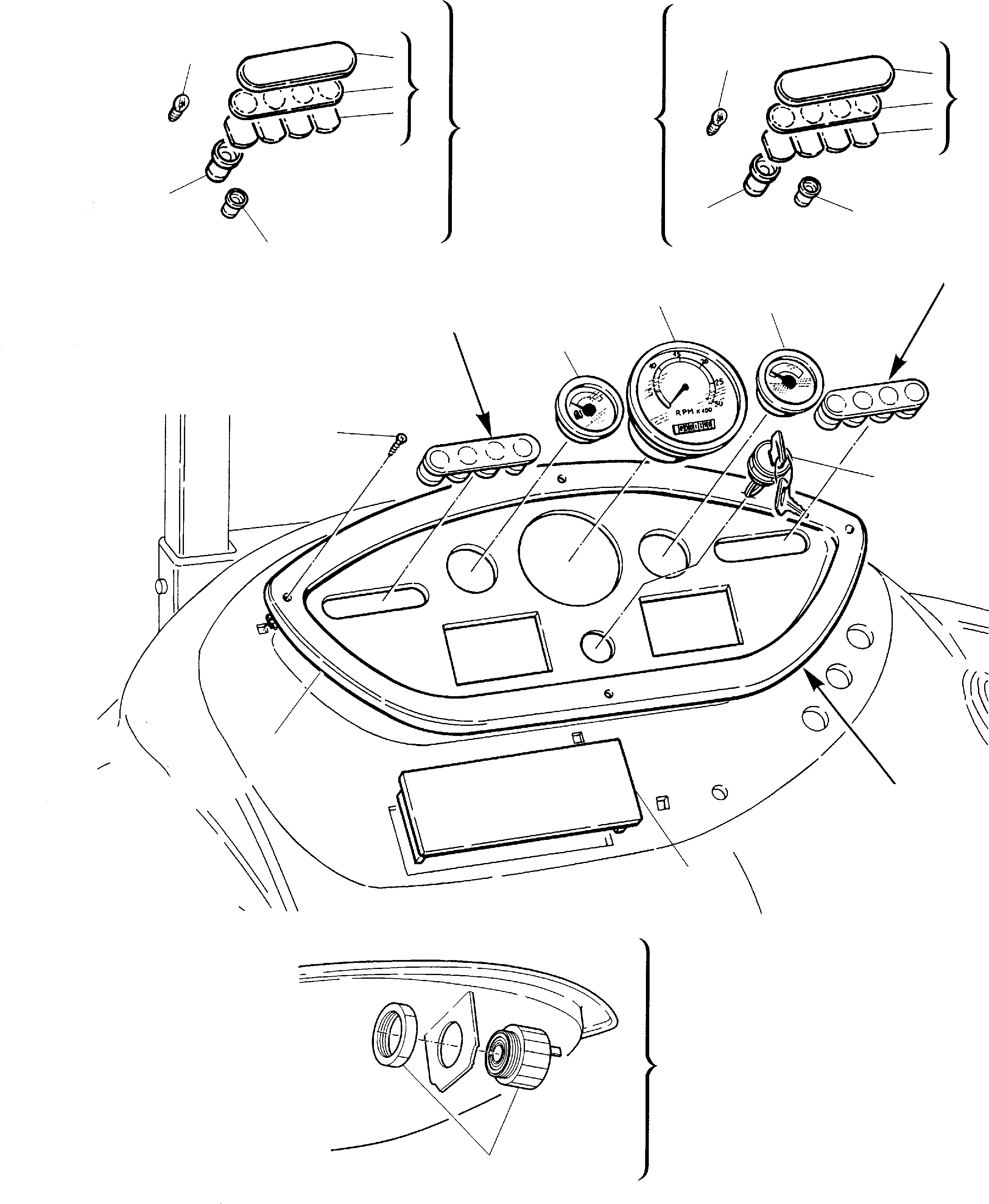 LATERAL DASHBOARD, ASSY 312612126 KOMATSU