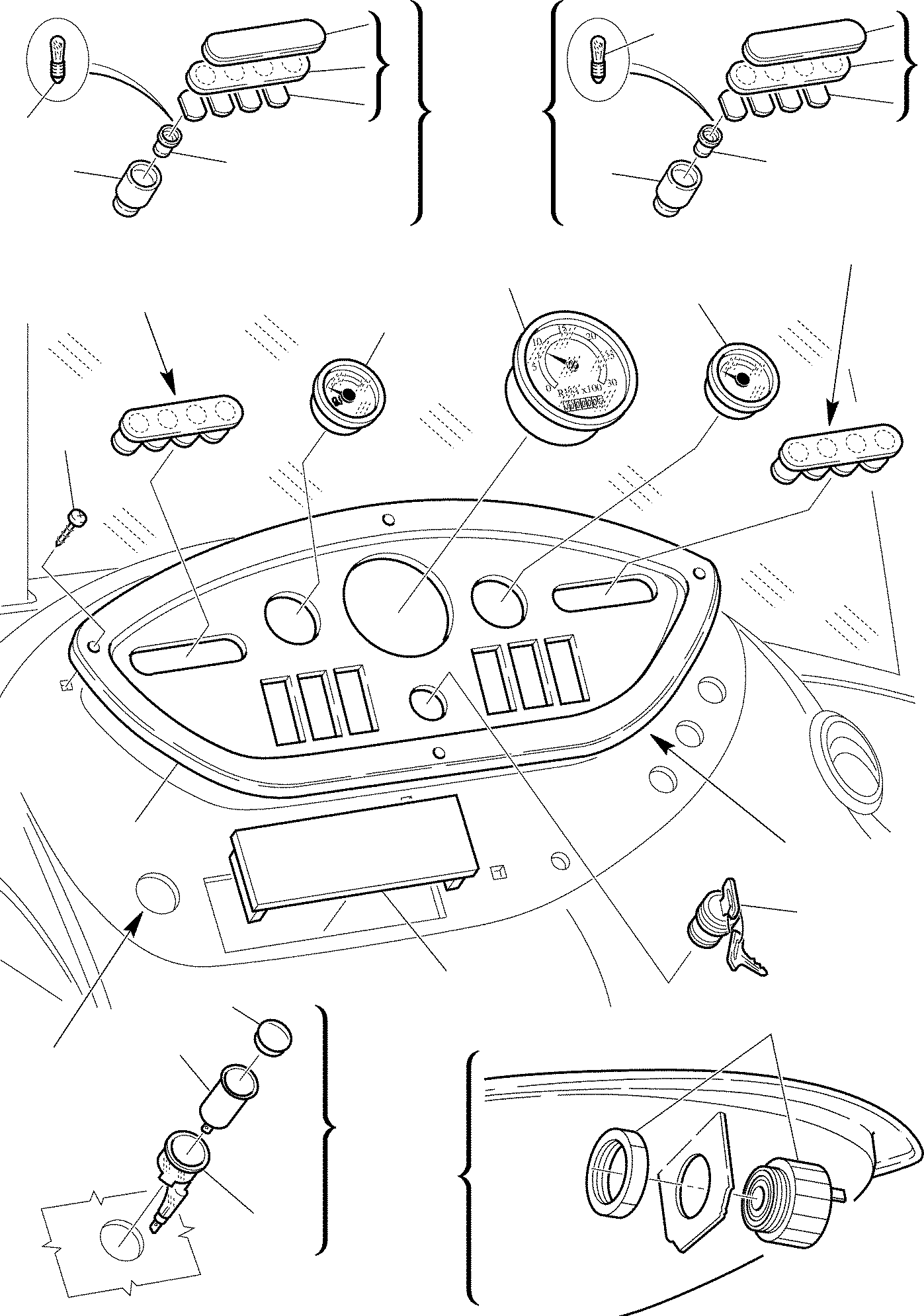 LATERAL DASHBOARD, ASSY 312612178 KOMATSU