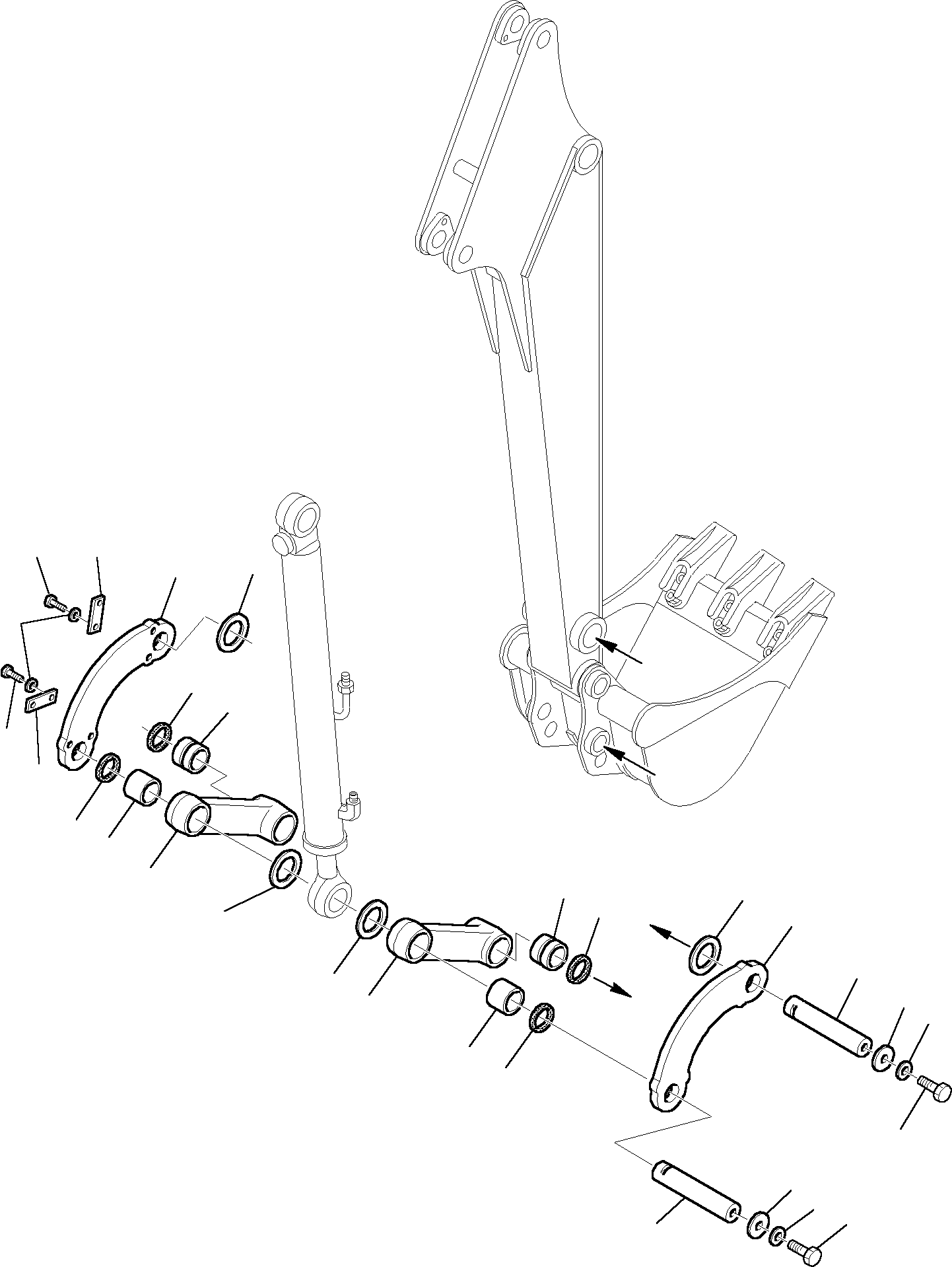 Tie rods kit 844200461 KOMATSU