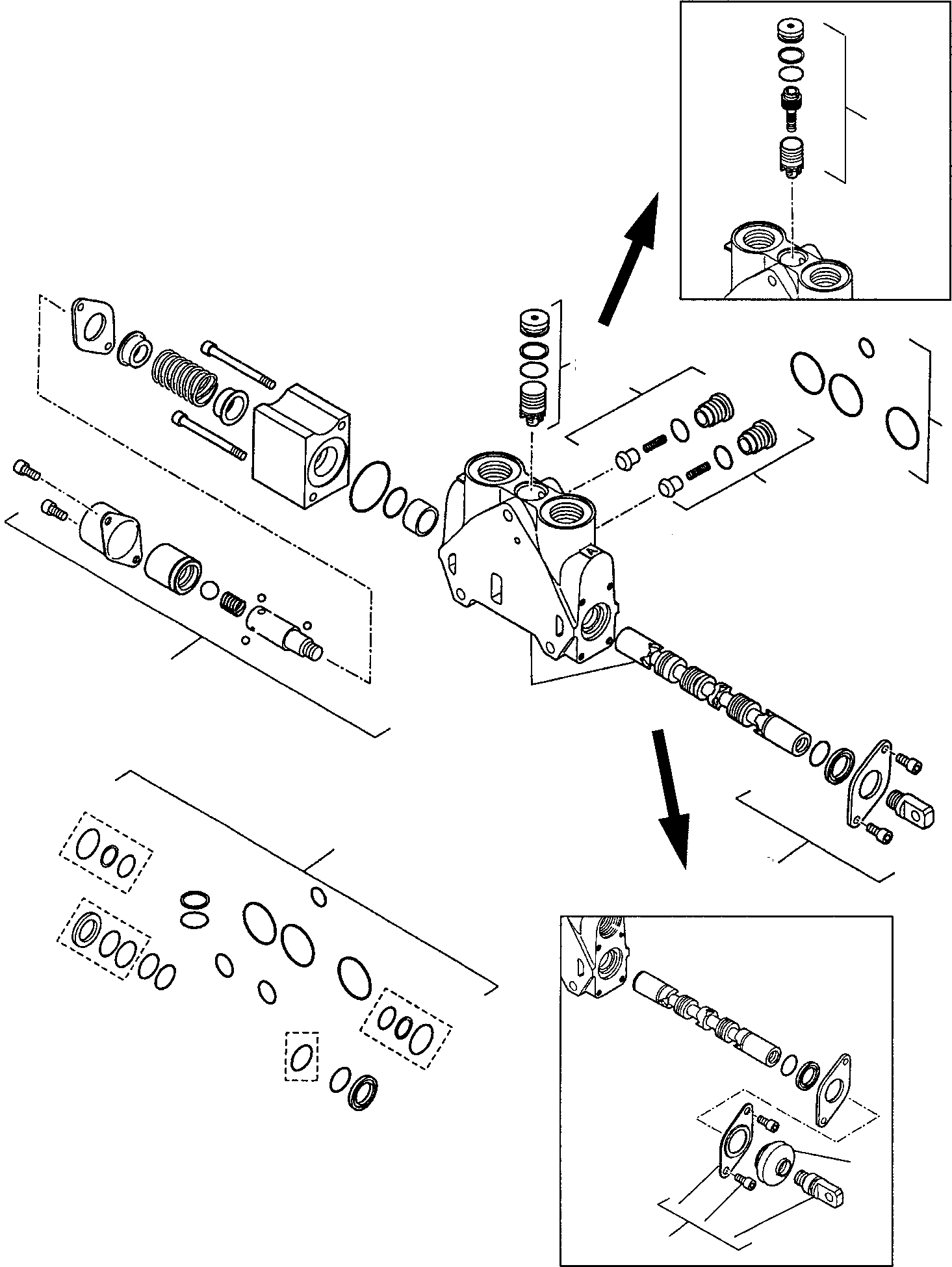 Block, shovel lifting, assy (844200399) KOMATSU