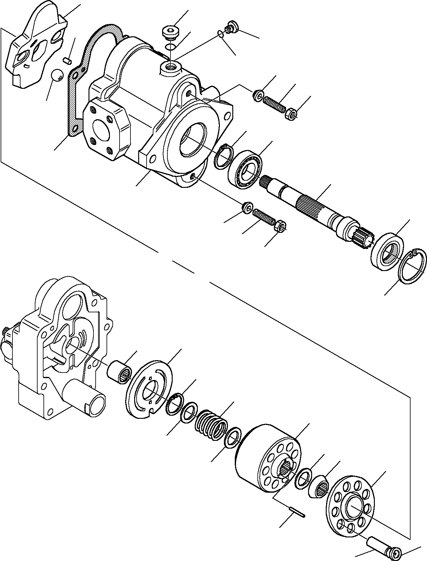 HYDRAULIC PUMP, ASSY. 3F0755051 KOMATSU