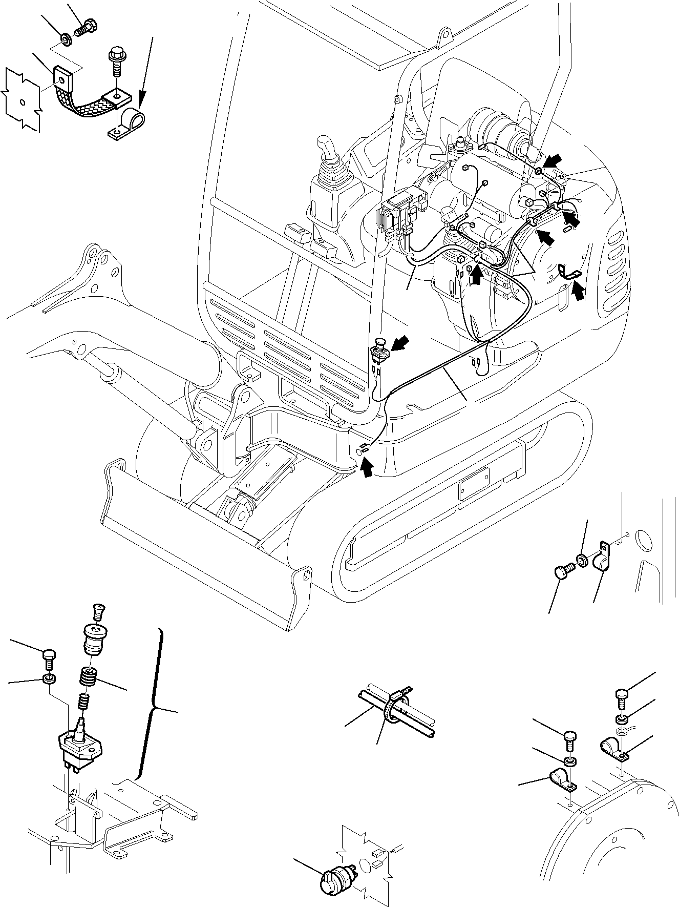 Жгут проводов 885270553 KOMATSU