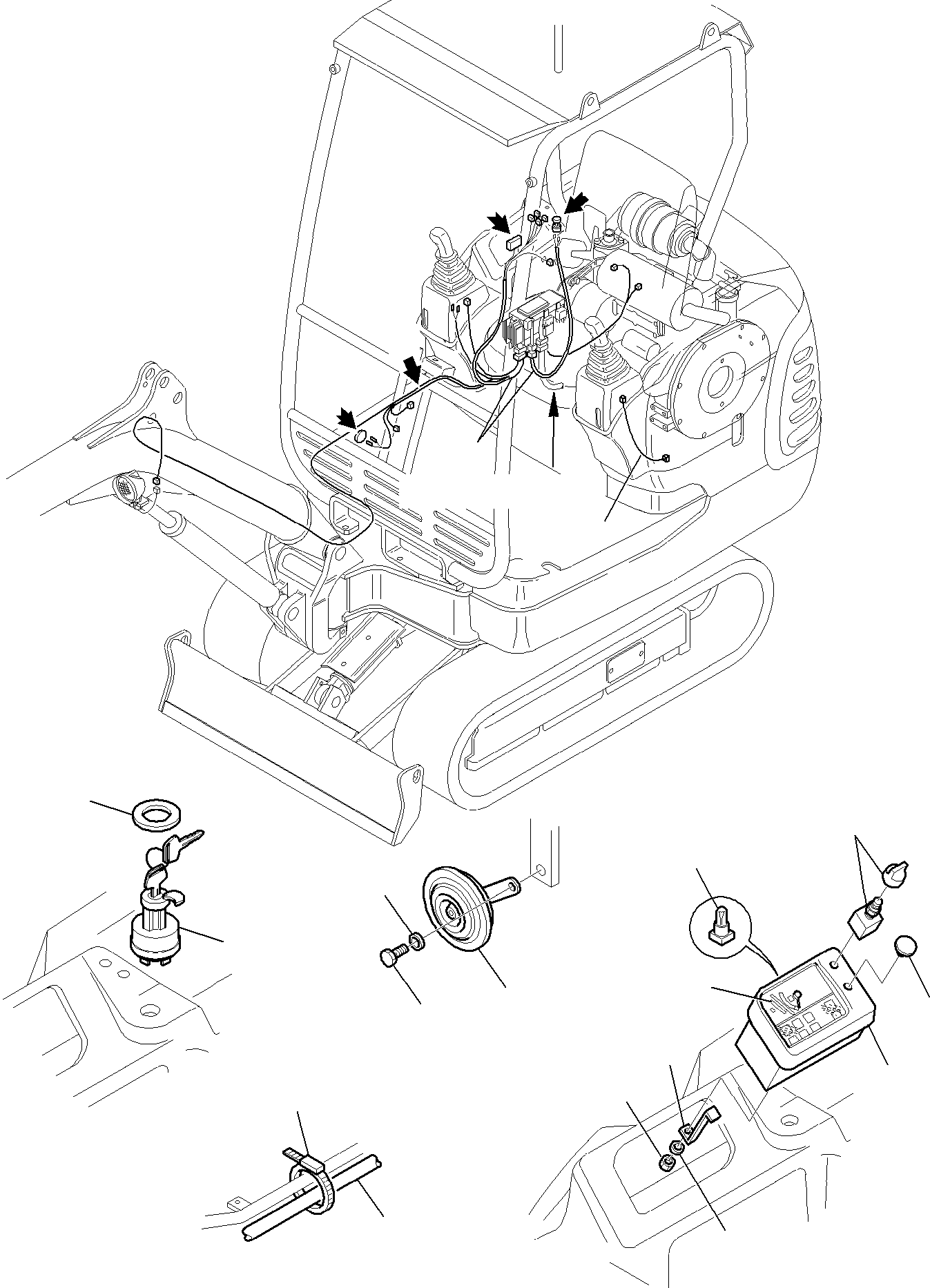 BLOCK, ARM CONTROL ASSY (844200469) KOMATSU