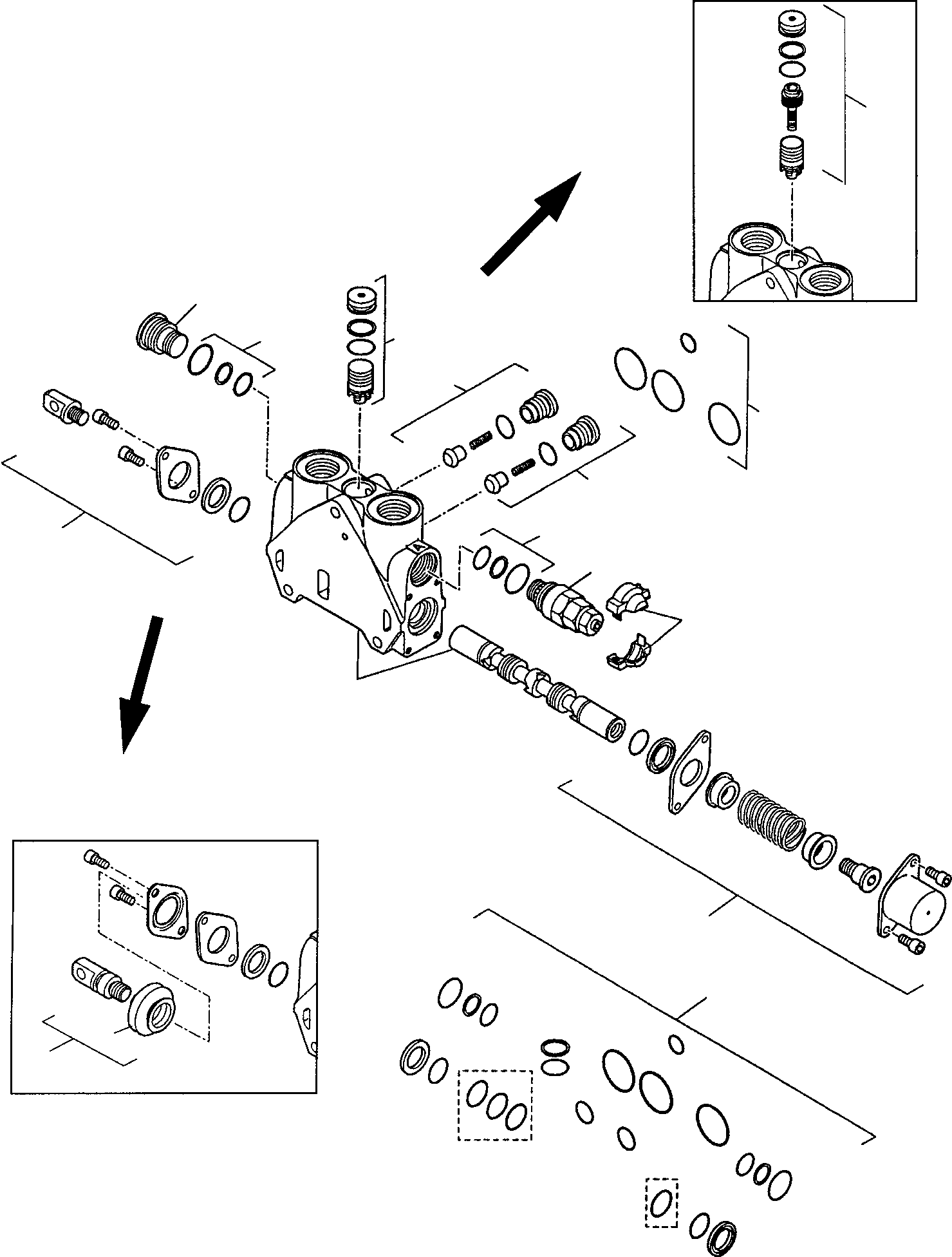 Block, hammer control assy (844200457) KOMATSU