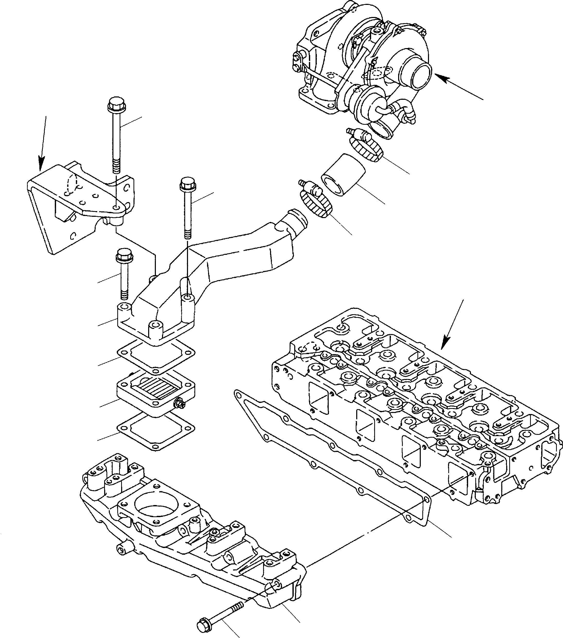 Шланг YM129595-18141 KOMATSU