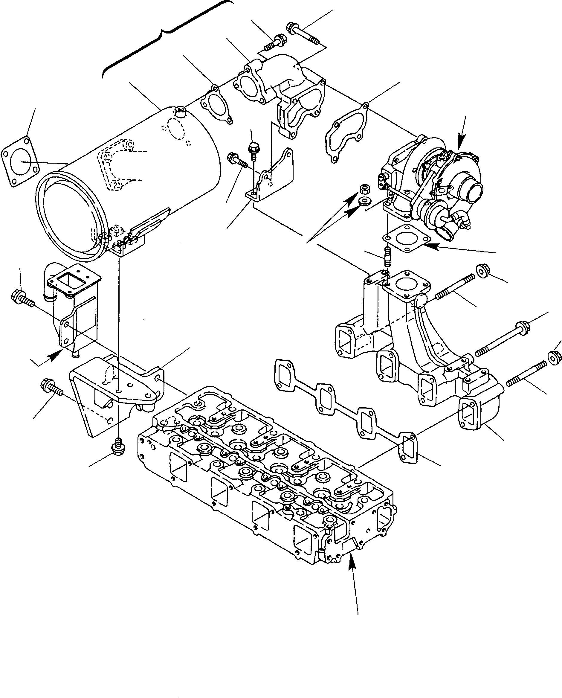 Прокладка YM129472-13520 KOMATSU