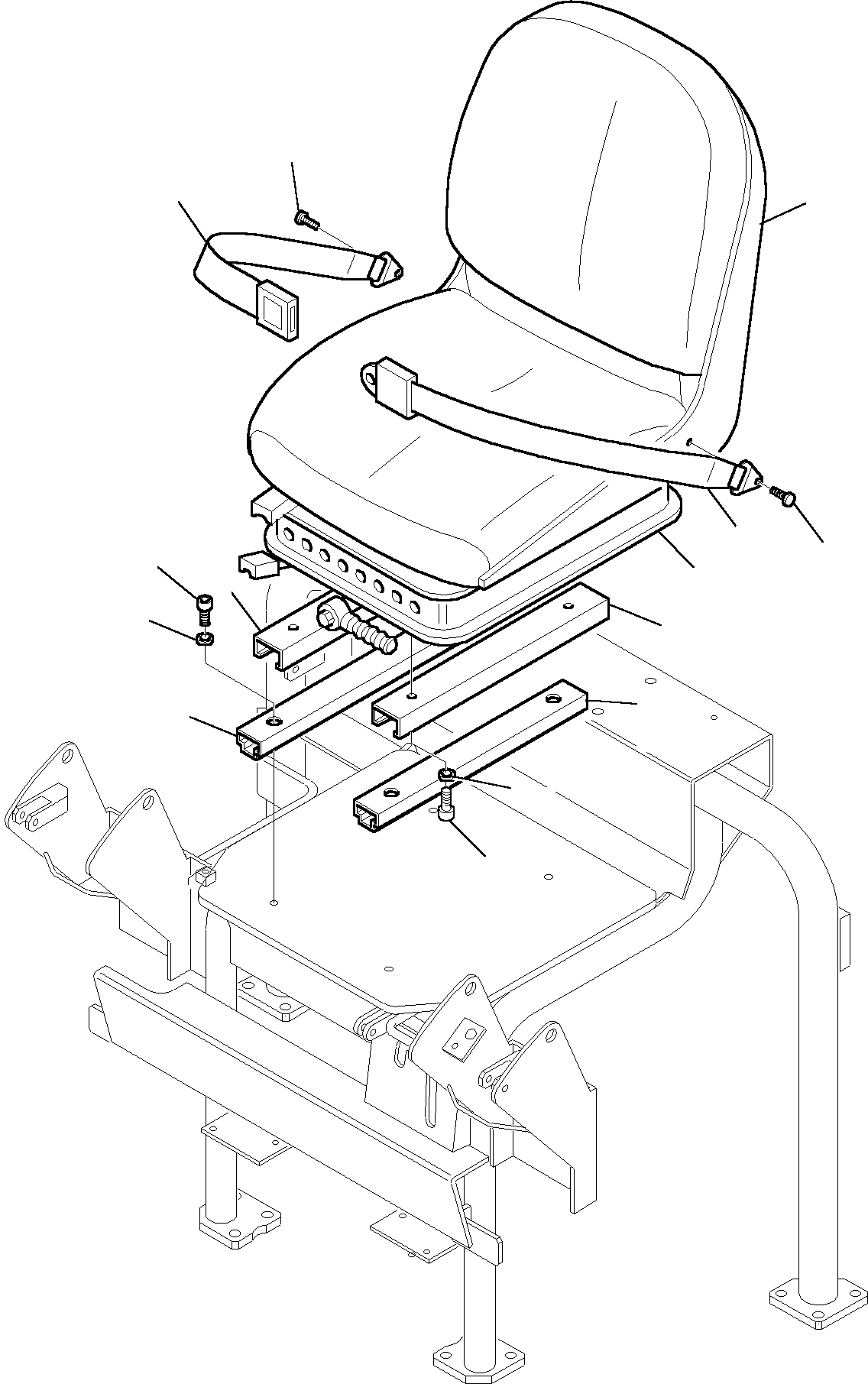 SEAT BELT, ASSY. 816214955 KOMATSU