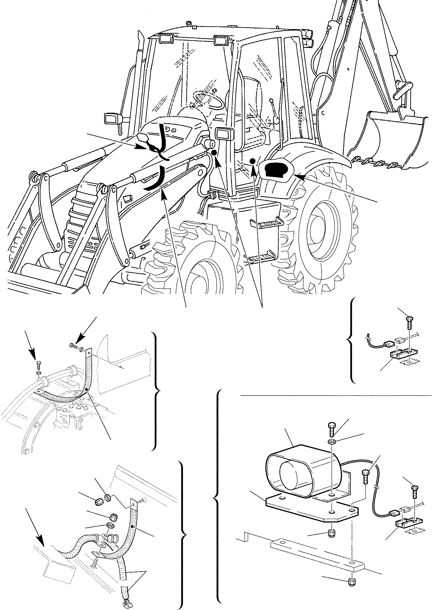MOTOR WIRING (312612174) KOMATSU