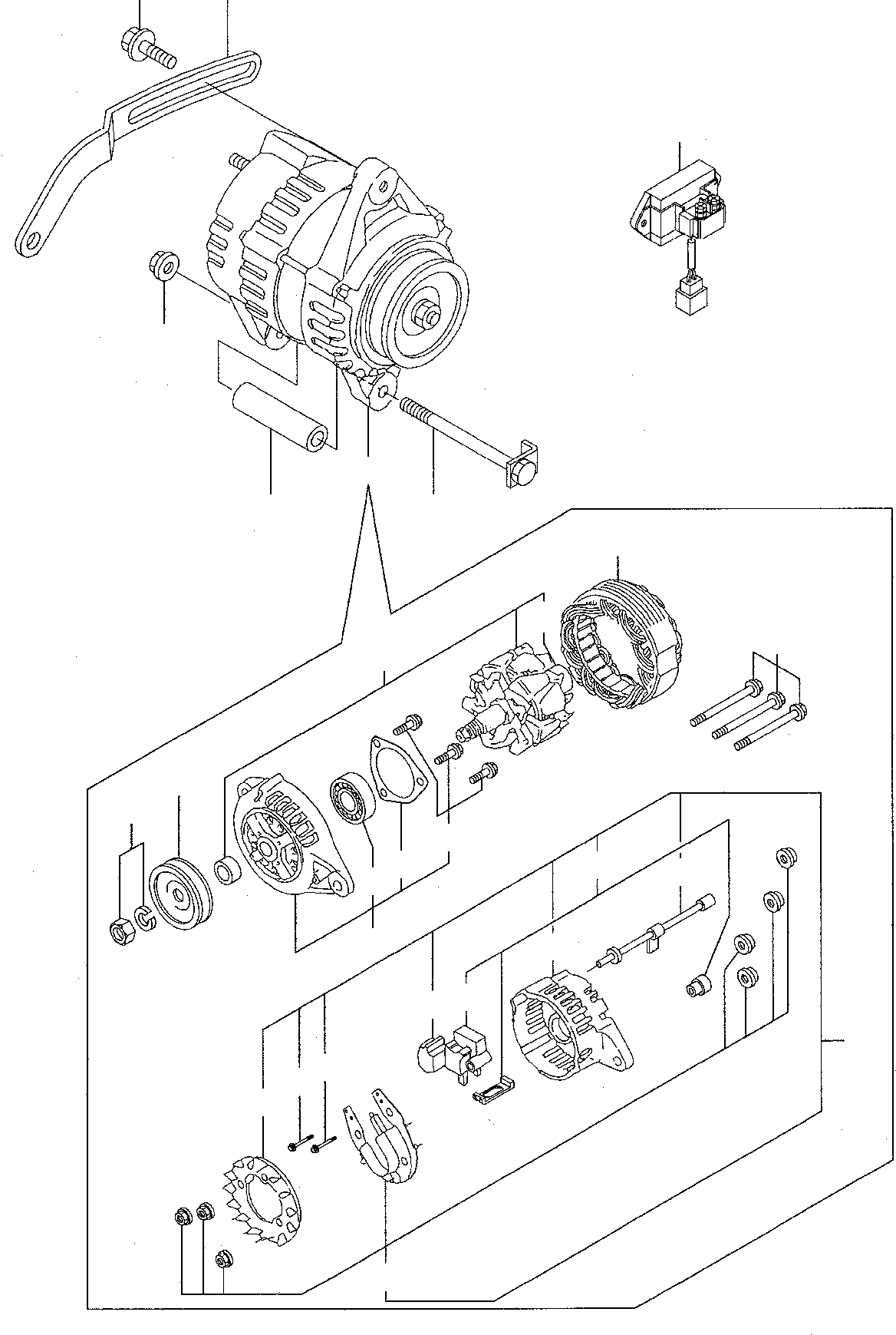 BRACKET, LIGHT, R.H. 816214643 KOMATSU