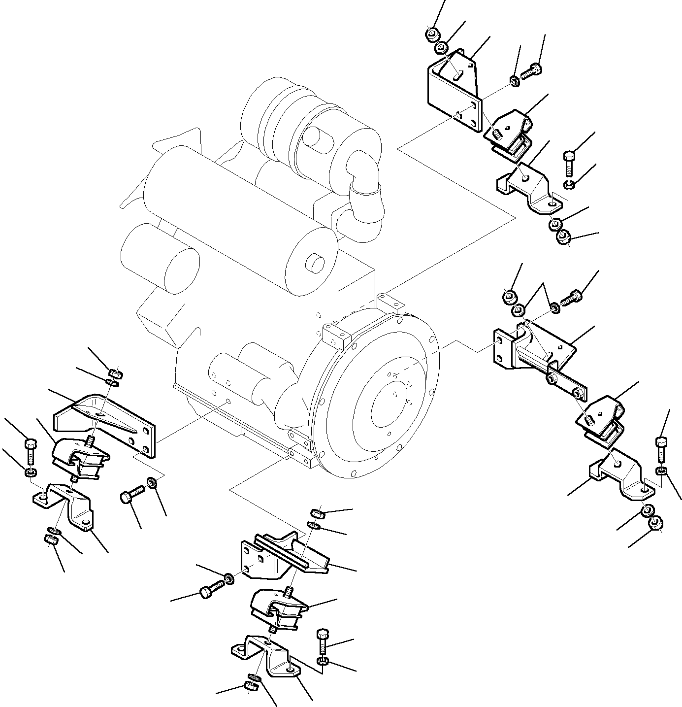 Опора 3F2005059 KOMATSU