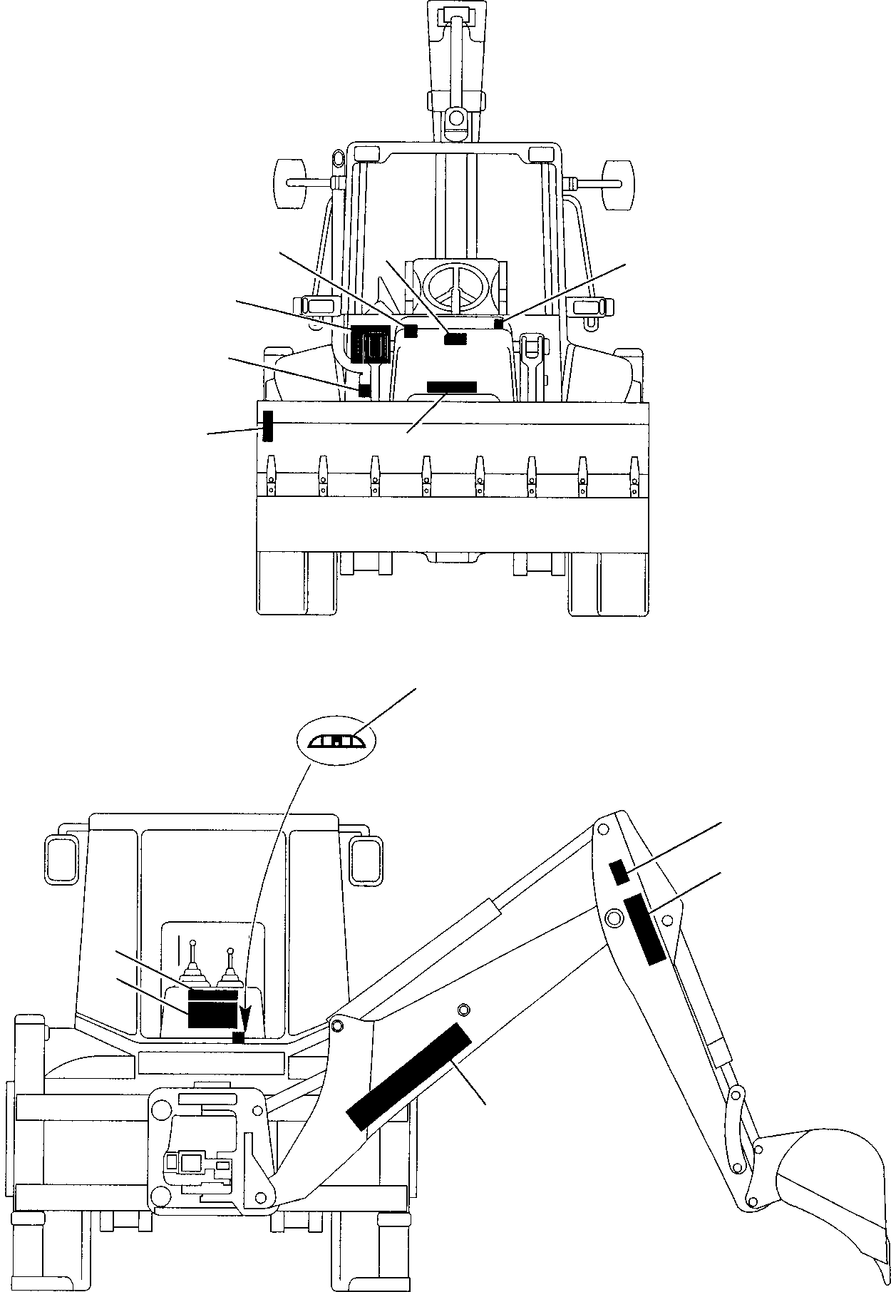 PLATE, ARM CONTROLS 312614640 KOMATSU