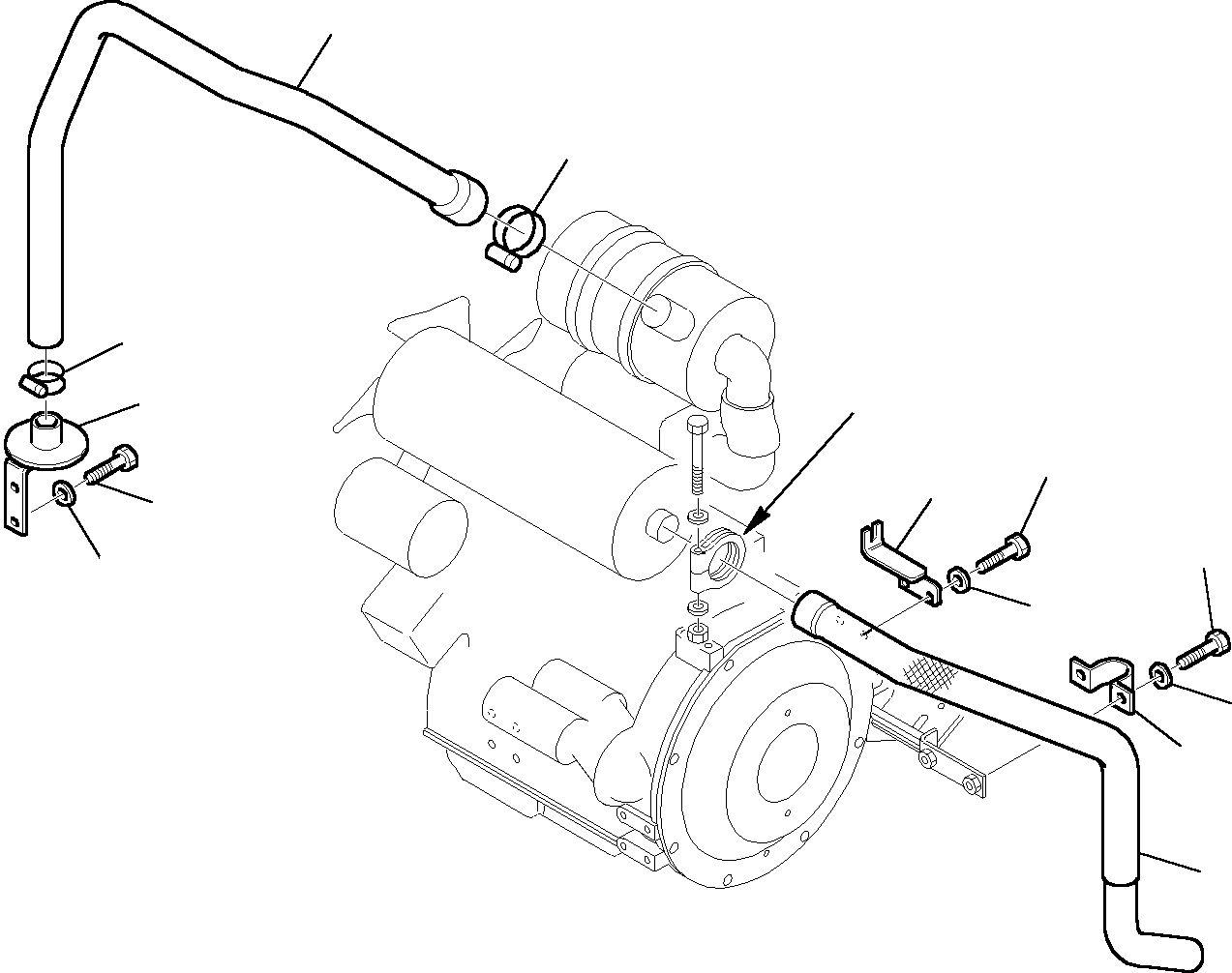Опора 3F2002050 KOMATSU