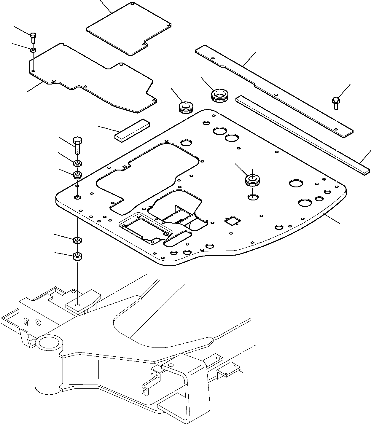 Площадка 3F1042092 KOMATSU