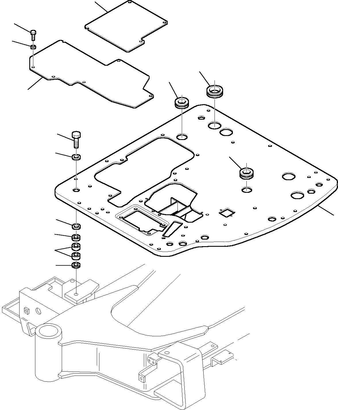 Проставка 3F1045623 KOMATSU