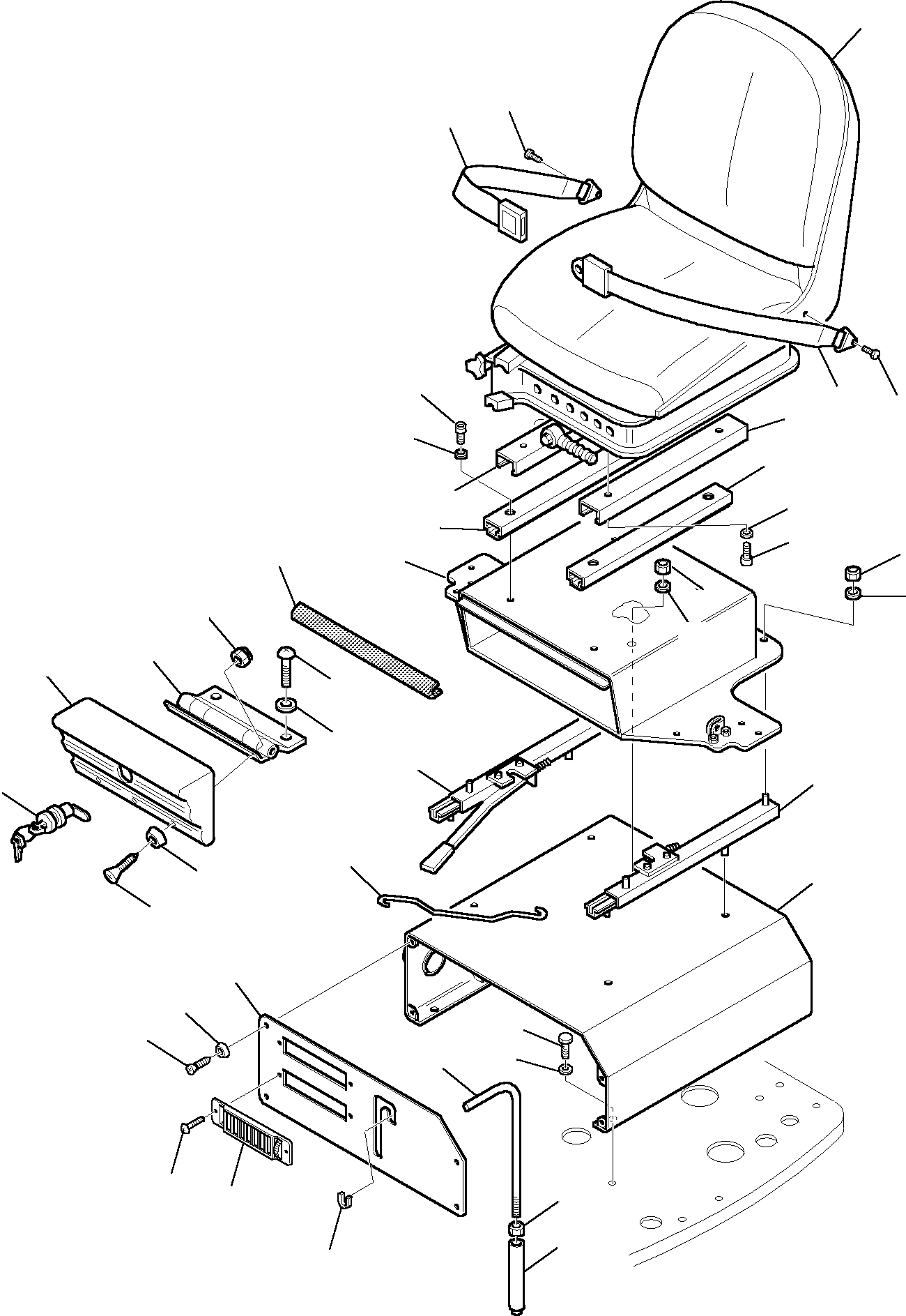 Опора 3F1050054 KOMATSU