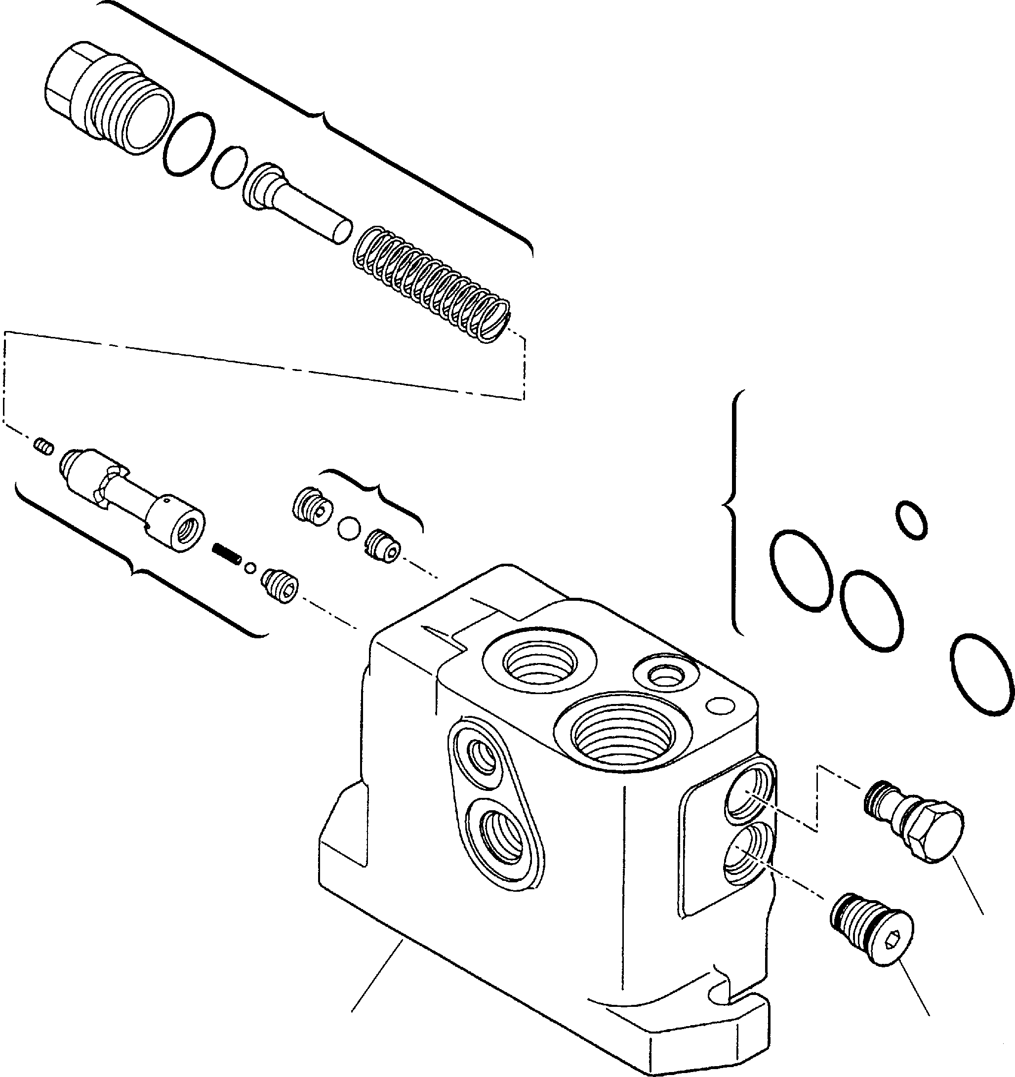 Фланец 3F1055055 KOMATSU