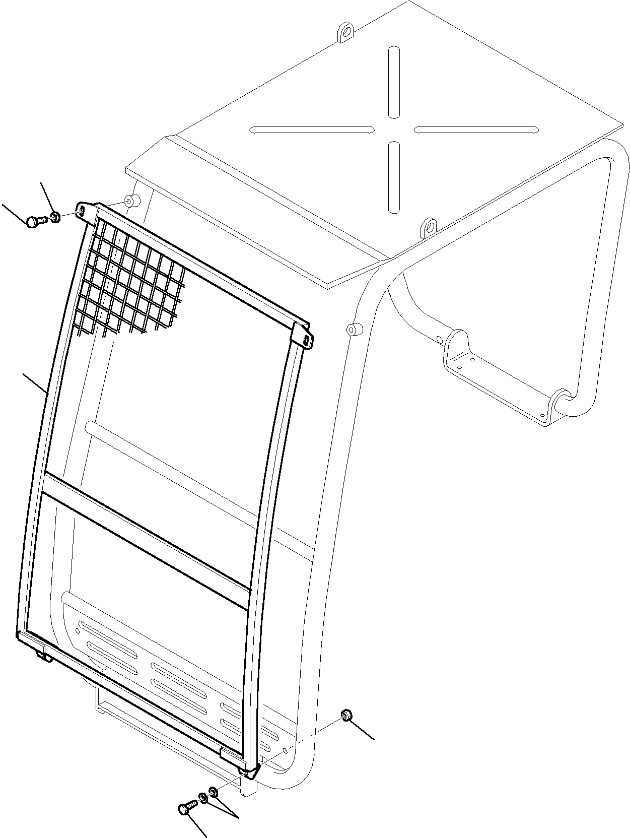 PROTECTION, FRONT 3F1045056 KOMATSU