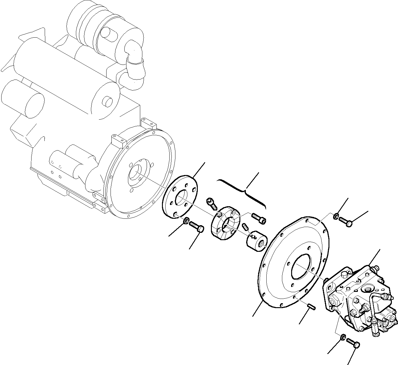 HYDRAULIC PUMP 708-1S-00510 KOMATSU