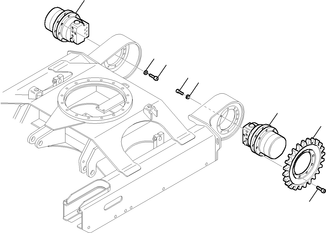 TRAVEL MOTOR (843000184) KOMATSU