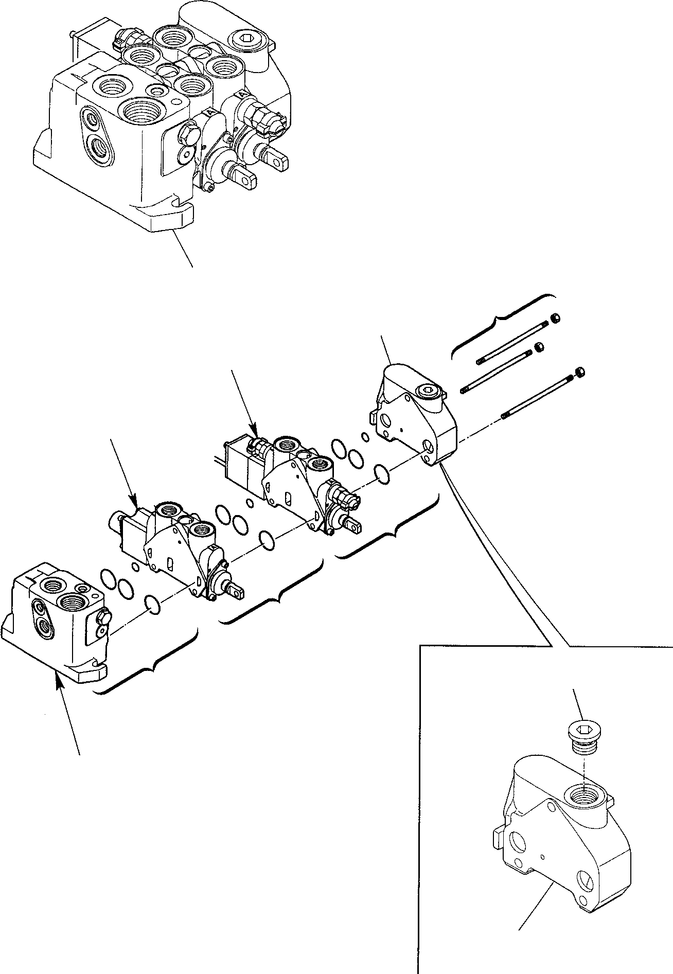CONTROL VALVE,ASSY 844020231 KOMATSU