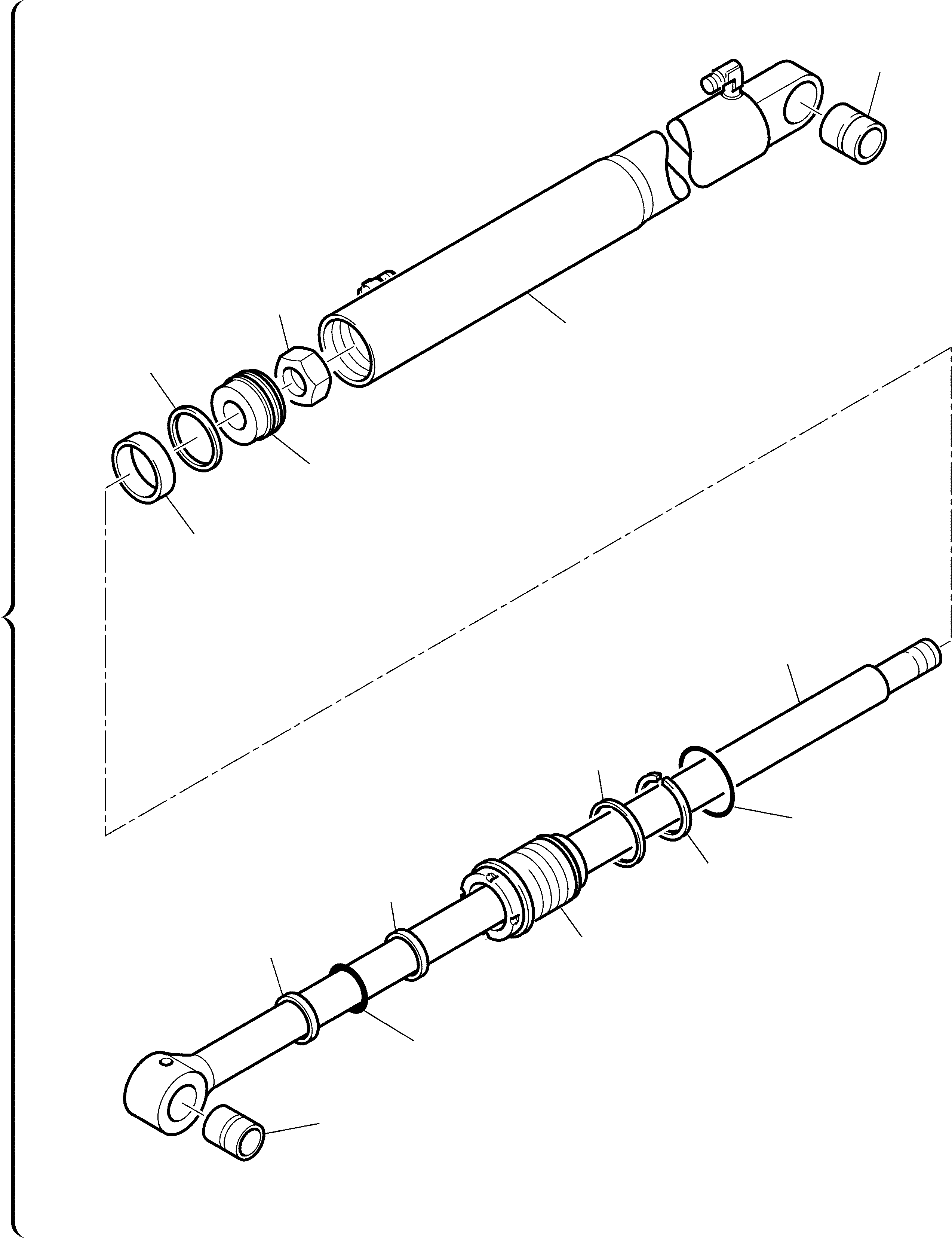 RIGHT JACK, ASSY (395012017) KOMATSU