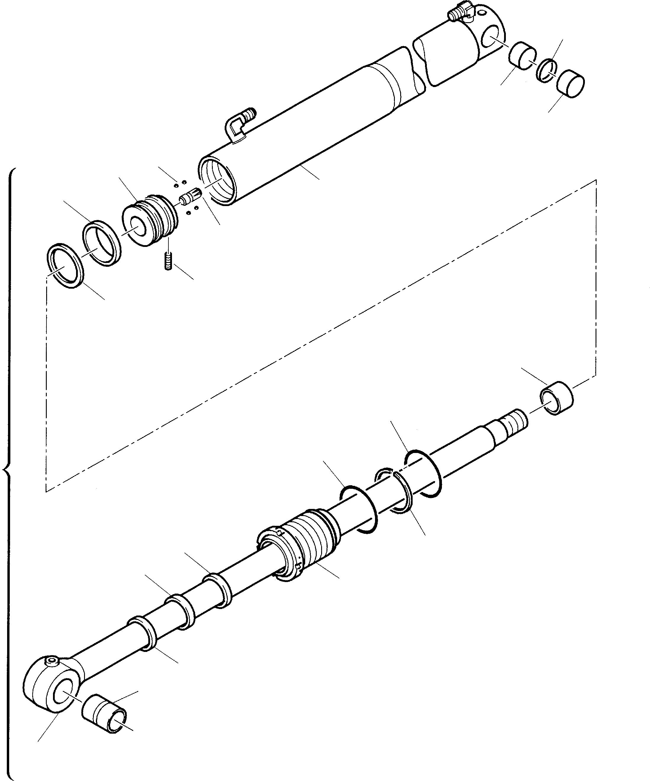 JACK ASSY, R.H. 395011007 KOMATSU