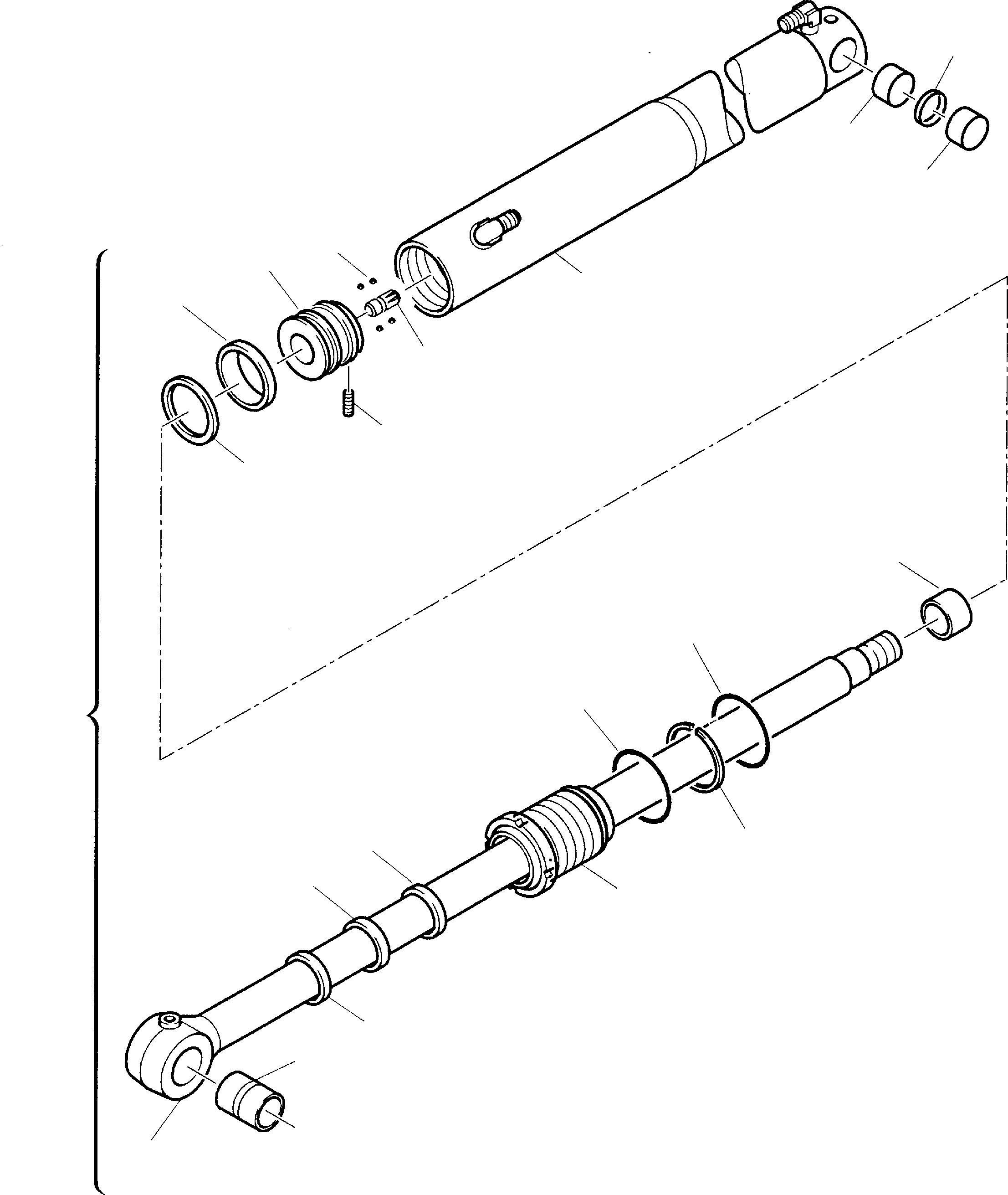 JACK ASSY, L.H. 395011008 KOMATSU