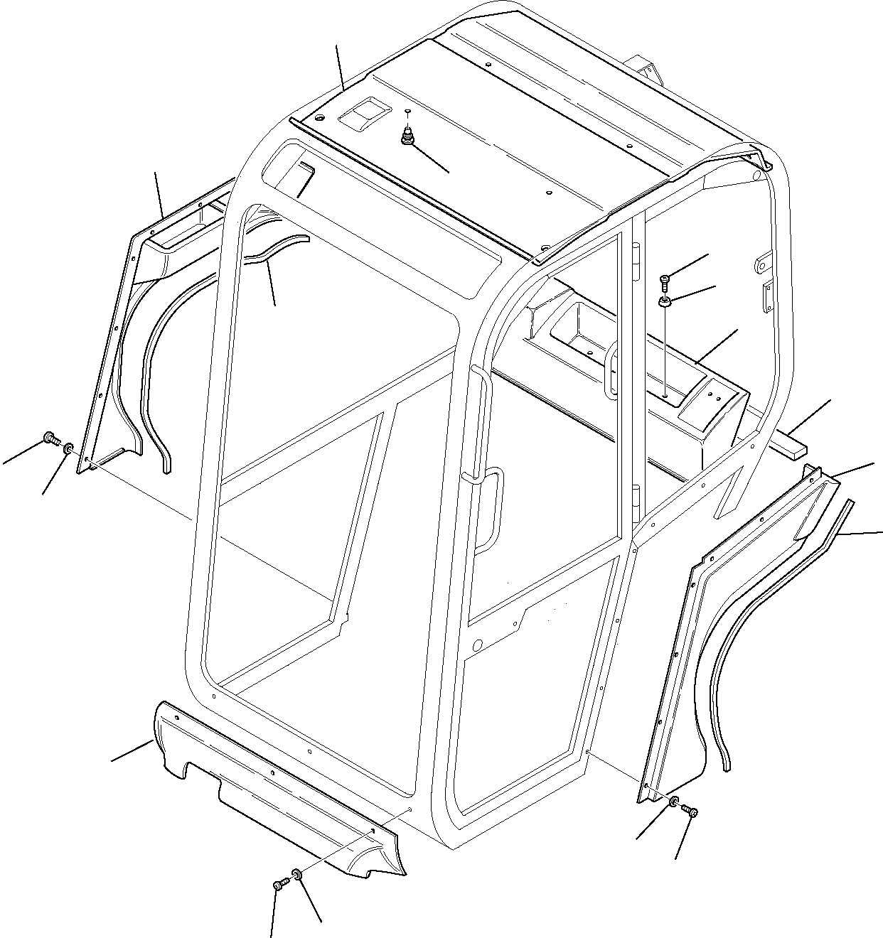 PANEL, LATERAL, R.H. 816214710 KOMATSU