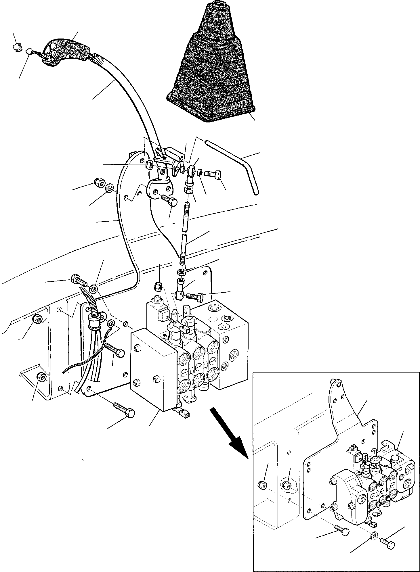 Control tie (dumping) 312609611 KOMATSU