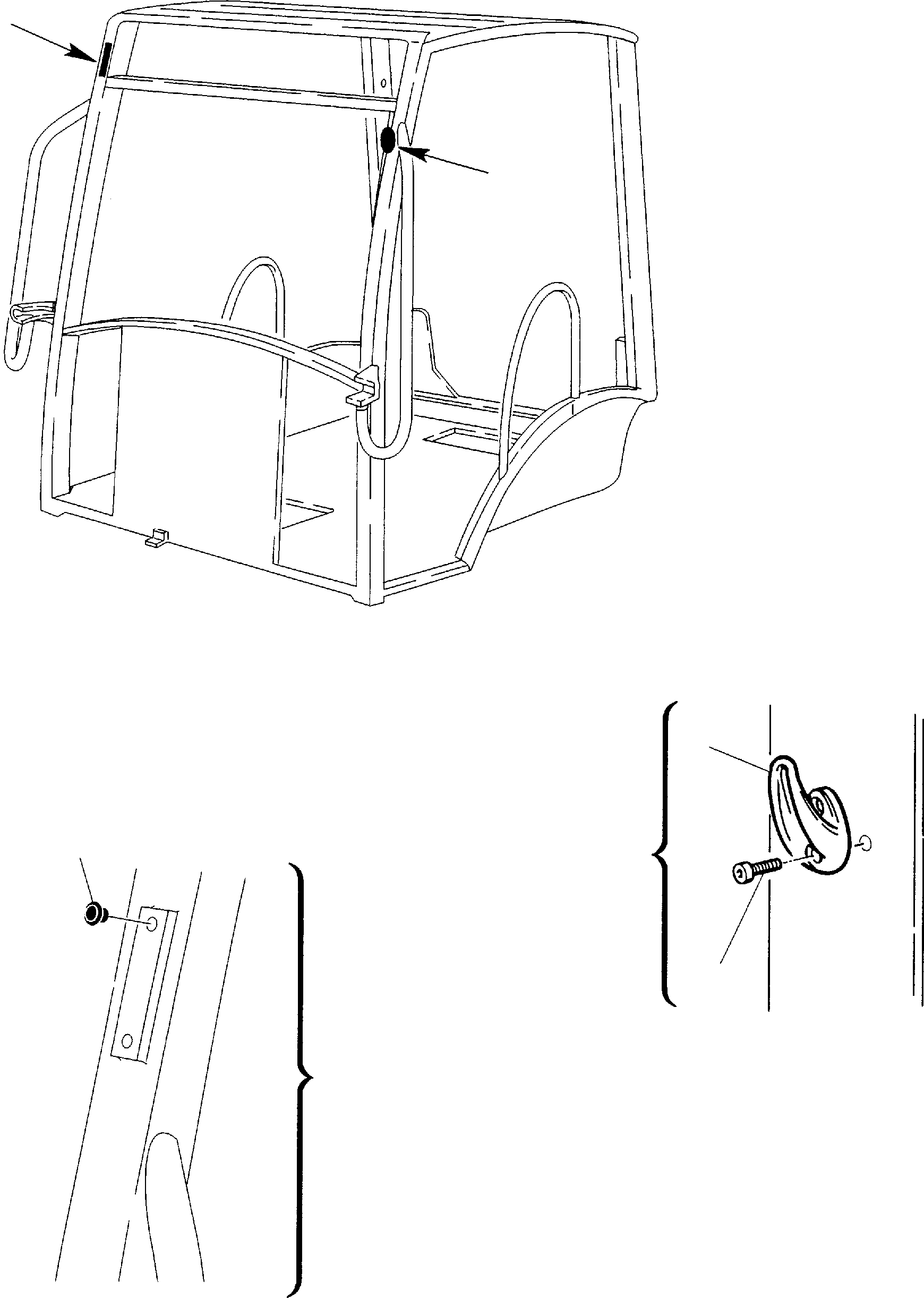 OPERATOR'S CANOPY, ASSY (312605094) KOMATSU