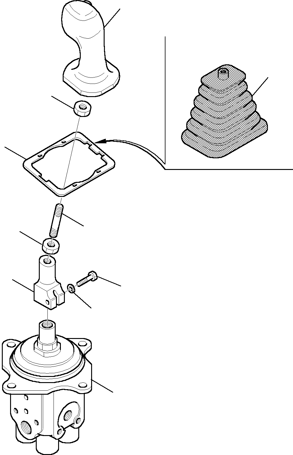 PPC VALVE, R.H., ASSY. 702-16-09100 KOMATSU