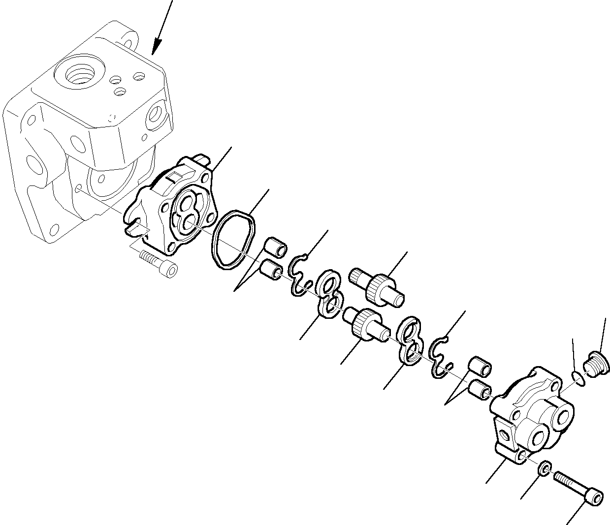 GEAR PUMP, ASSY. 890001707 KOMATSU