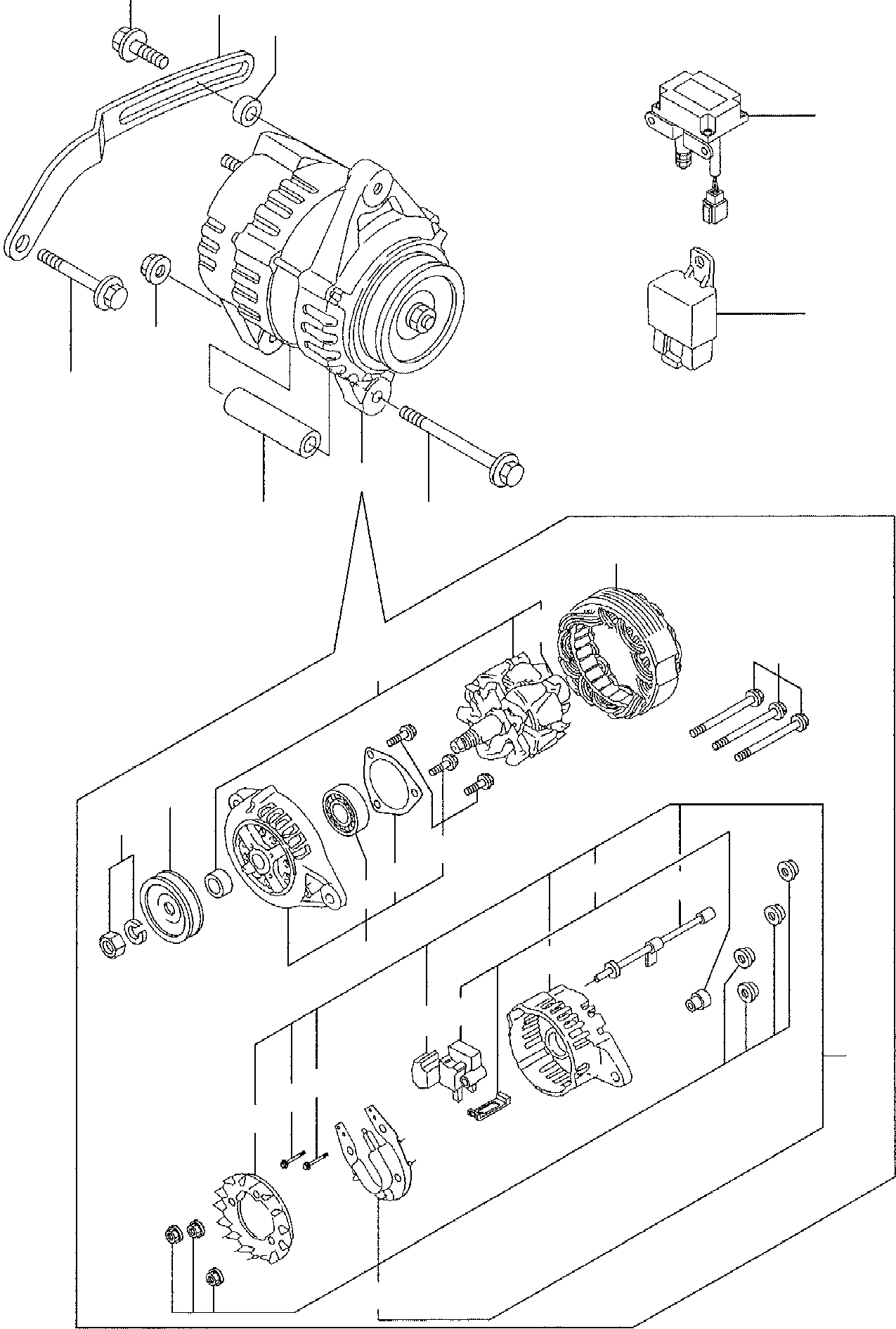 RELAY, SAFETY YM129136-77101 KOMATSU