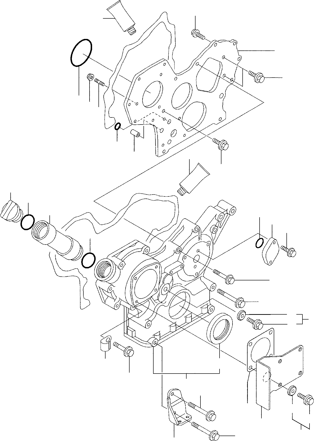 Прокладка YM22190-680003 KOMATSU