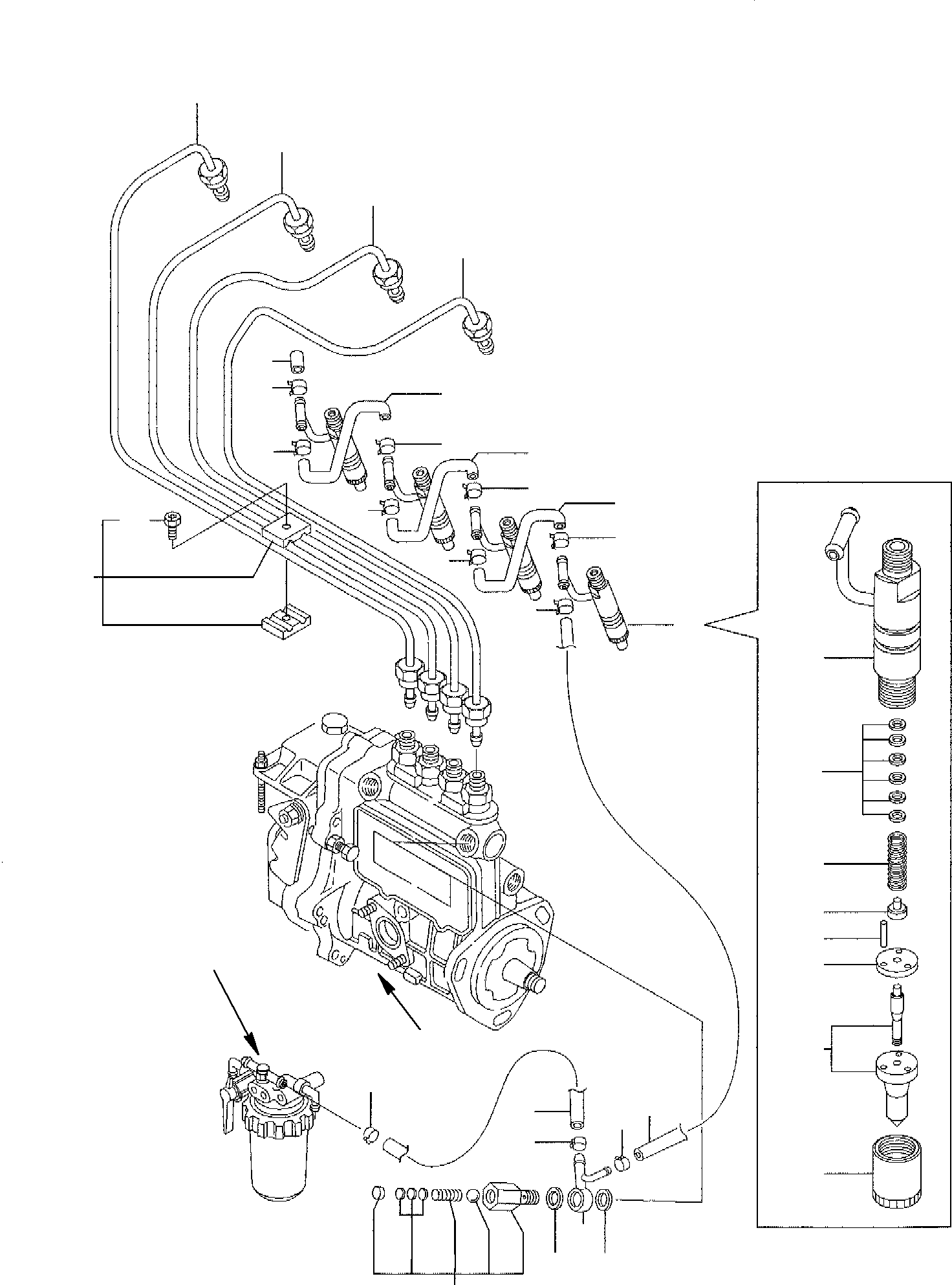 Пружинная шайба 888011075 KOMATSU