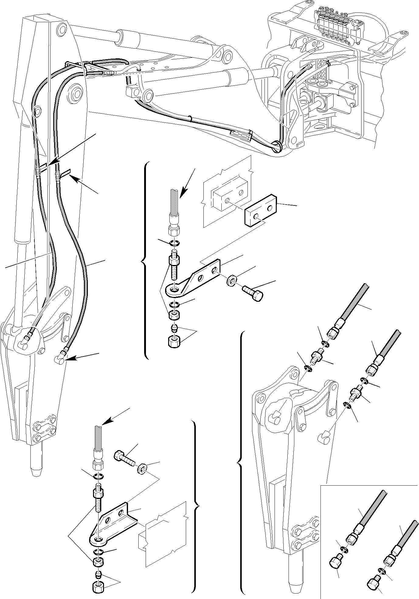 SUPPORT L.H. 312743606 KOMATSU