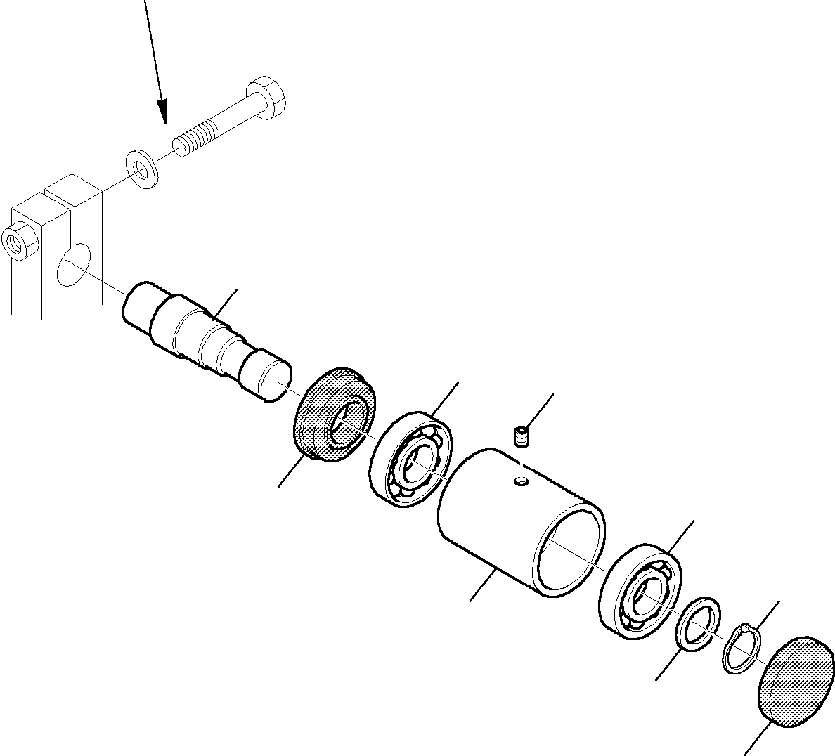 FRONT AXLE, ASSY 200040629 KOMATSU