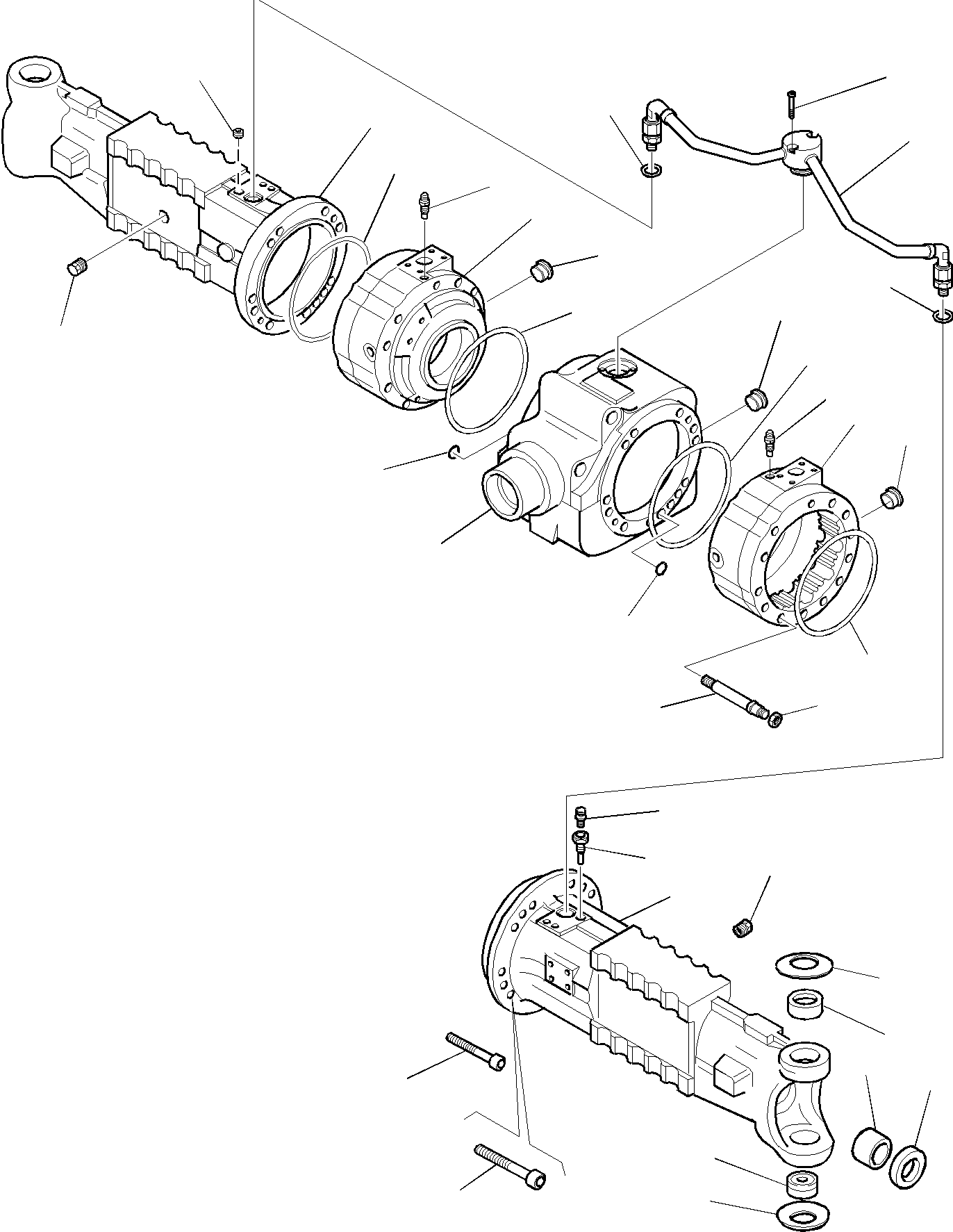 REAR AXLE, ASSY 200040651 KOMATSU