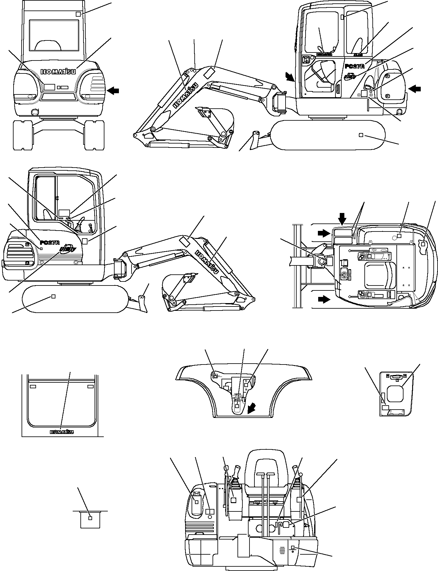 FRONT DASHBOARD, ASSY. 312612104 KOMATSU