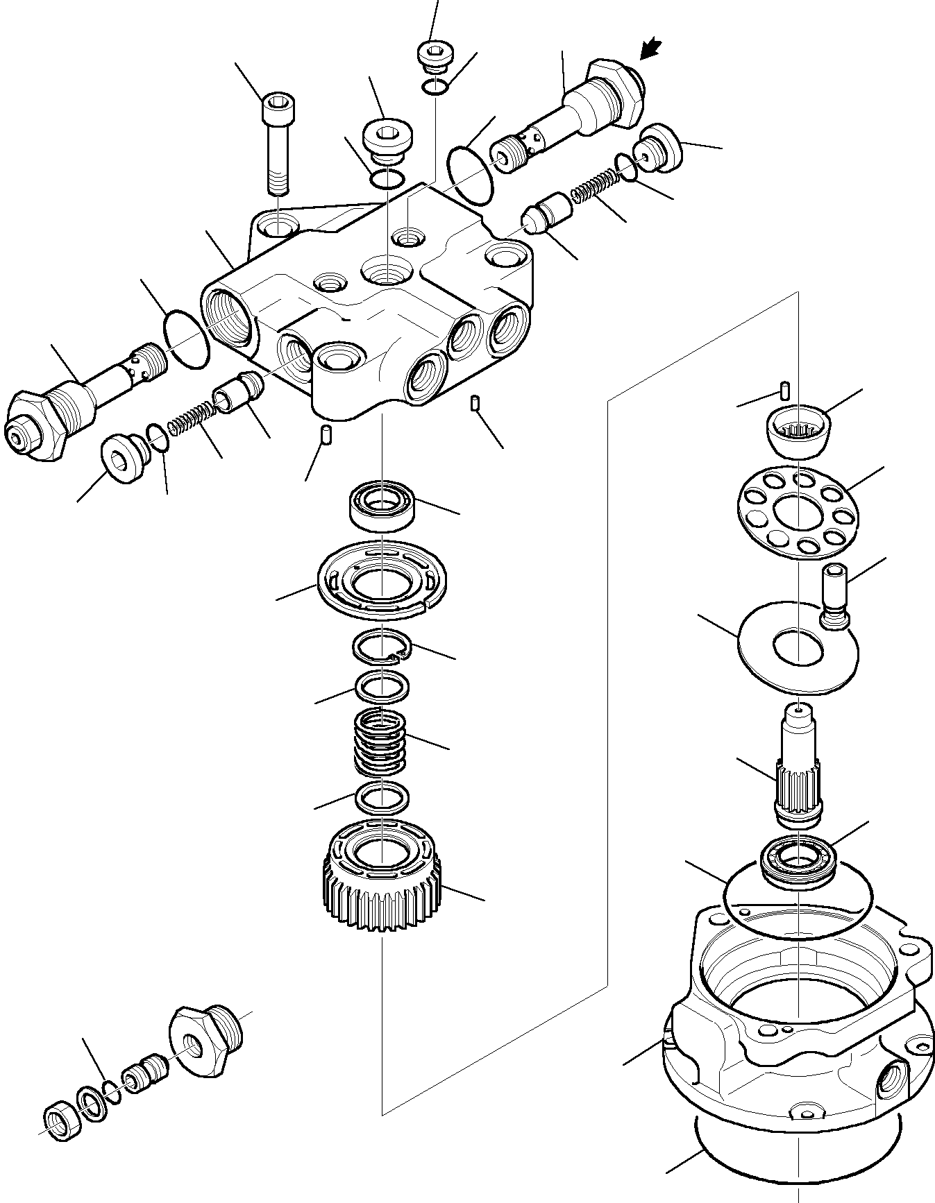 MOTOR HOUSING KIT 843200666 KOMATSU