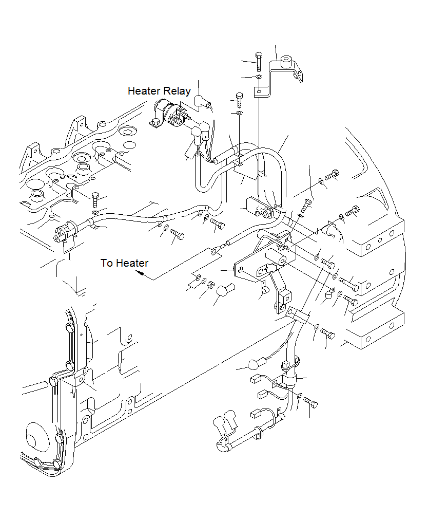 Жгут проводов 14X-06-14743 KOMATSU