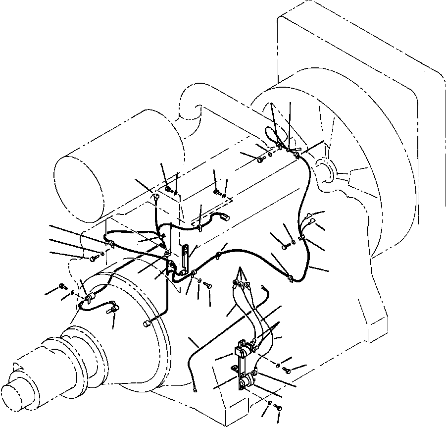 HARNESS, ENGINE 207-06-A8251 KOMATSU