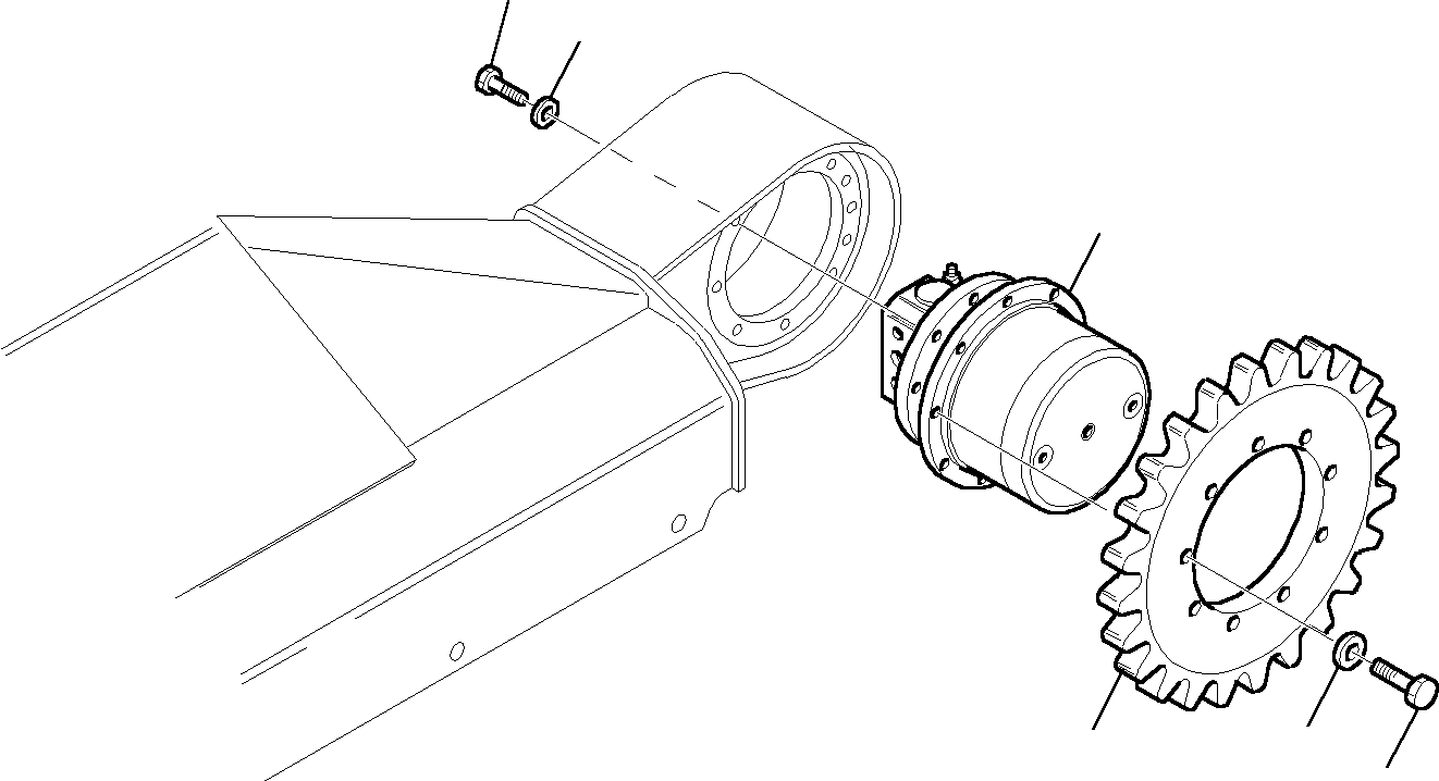 FINAL DRIVE, ASSY. (843000206) KOMATSU